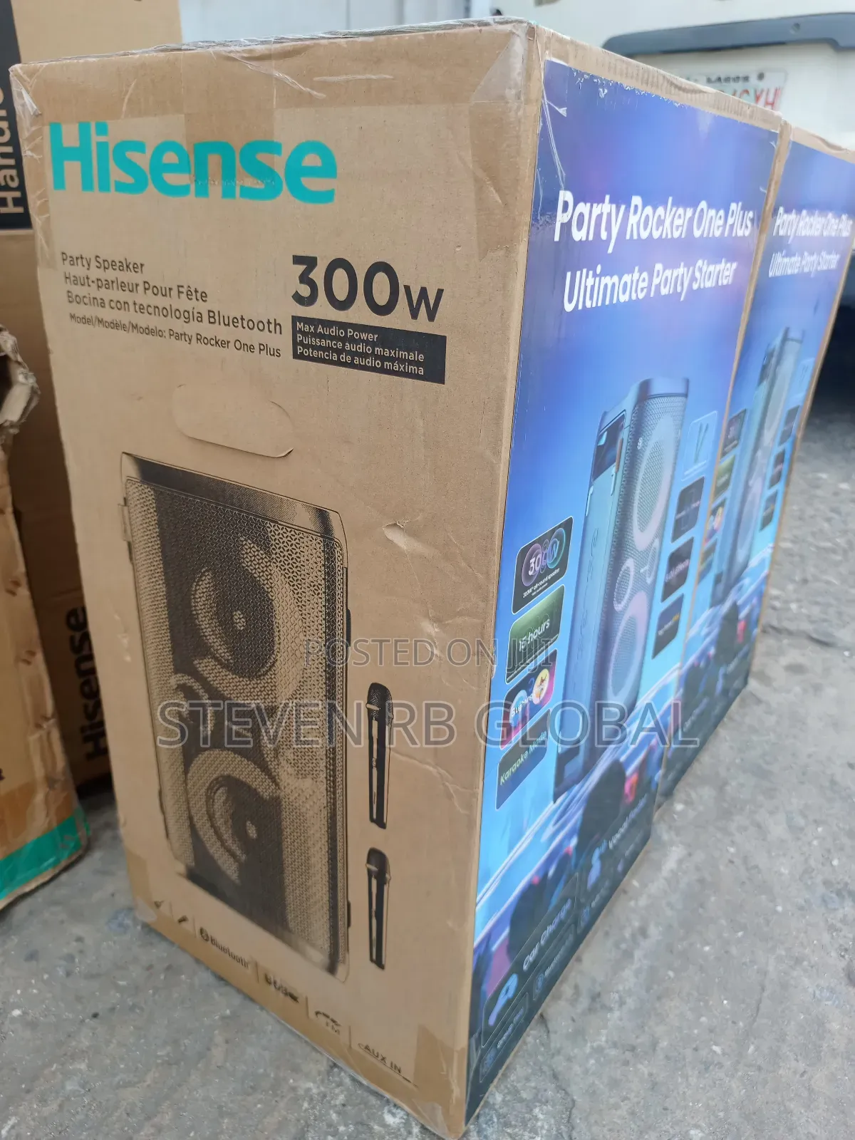 Hisense 300w Rechargeable Bluetooth Party Rocker Speaker | Aud 110hp