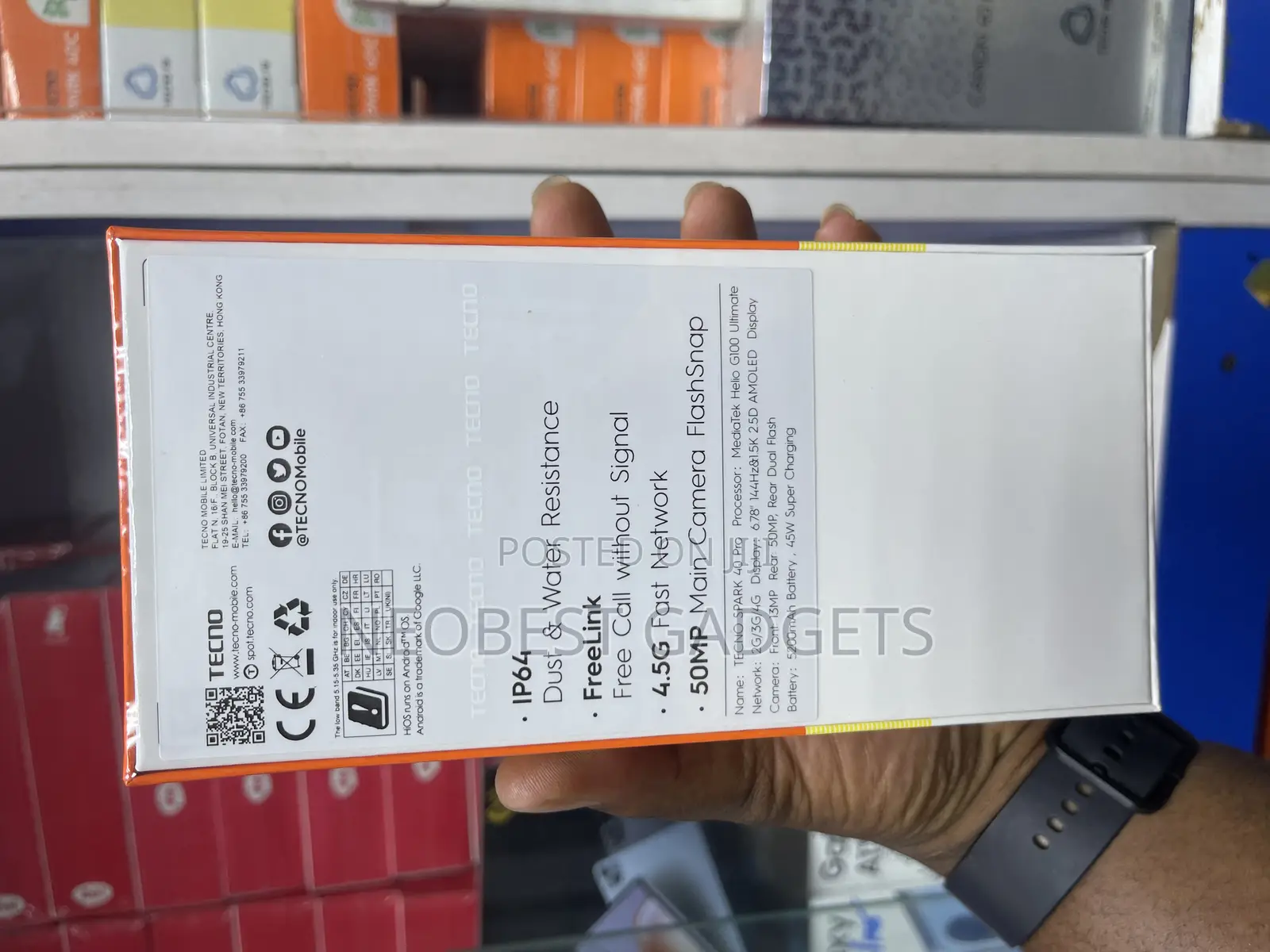 New Tecno Spark 40 Pro 128 GB