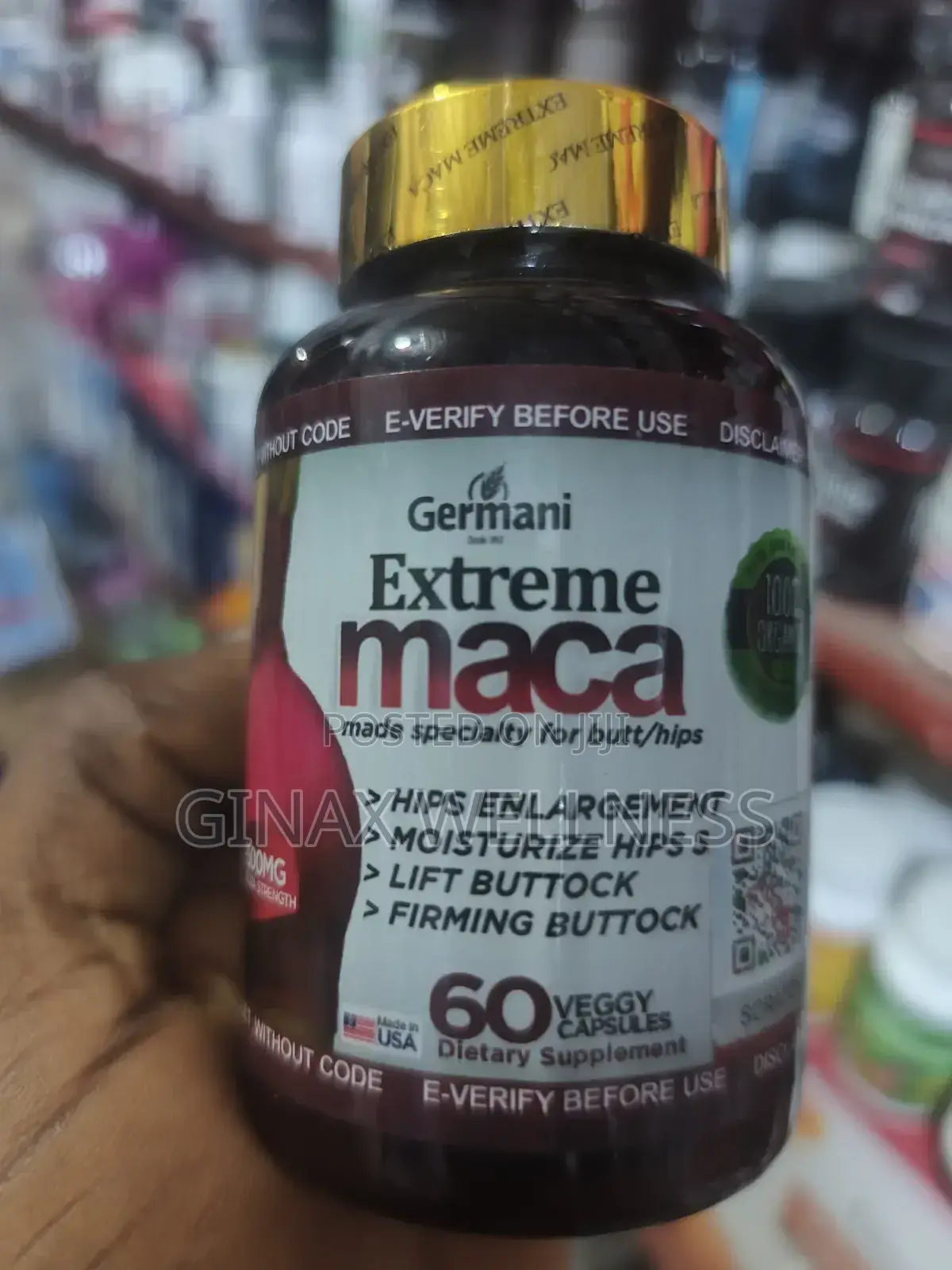 Germani Extreme Maca Capsules for Hip and Butts Enhancement