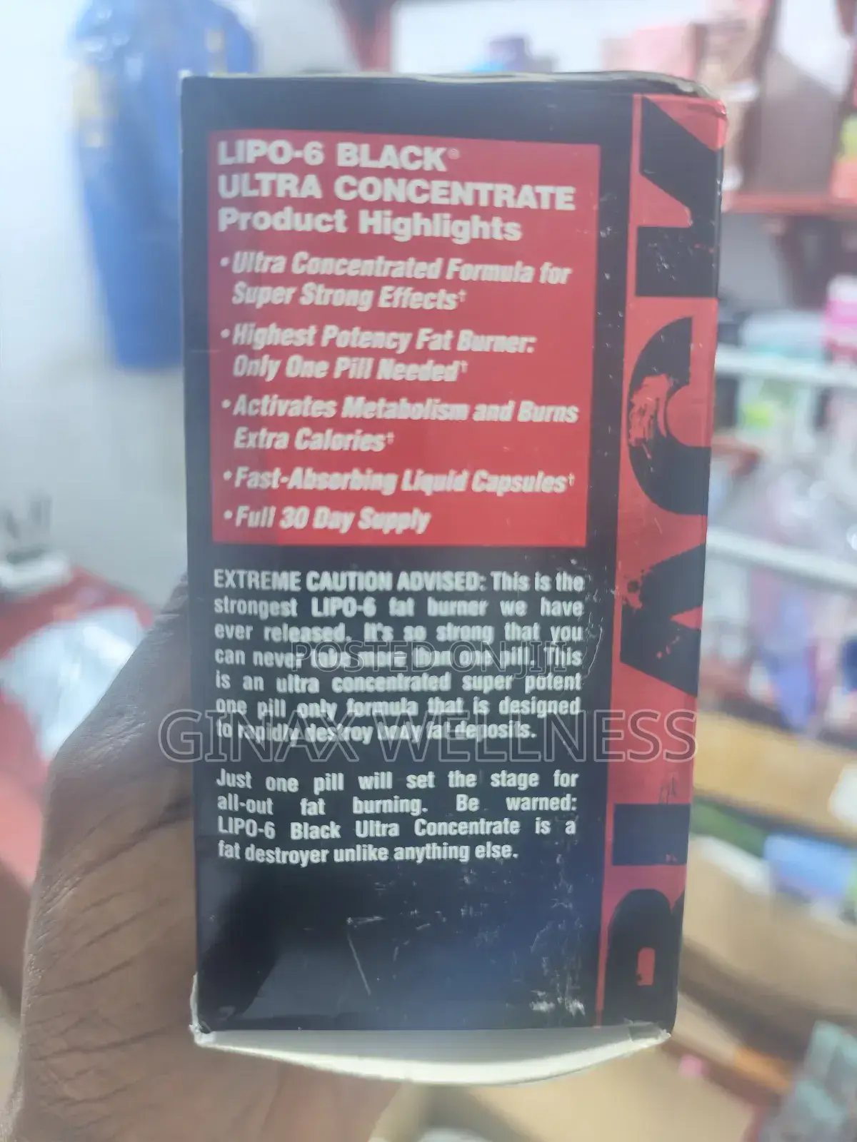 Nutrex Lipo 6 Black Capsules for Weight Loss and Metabolism