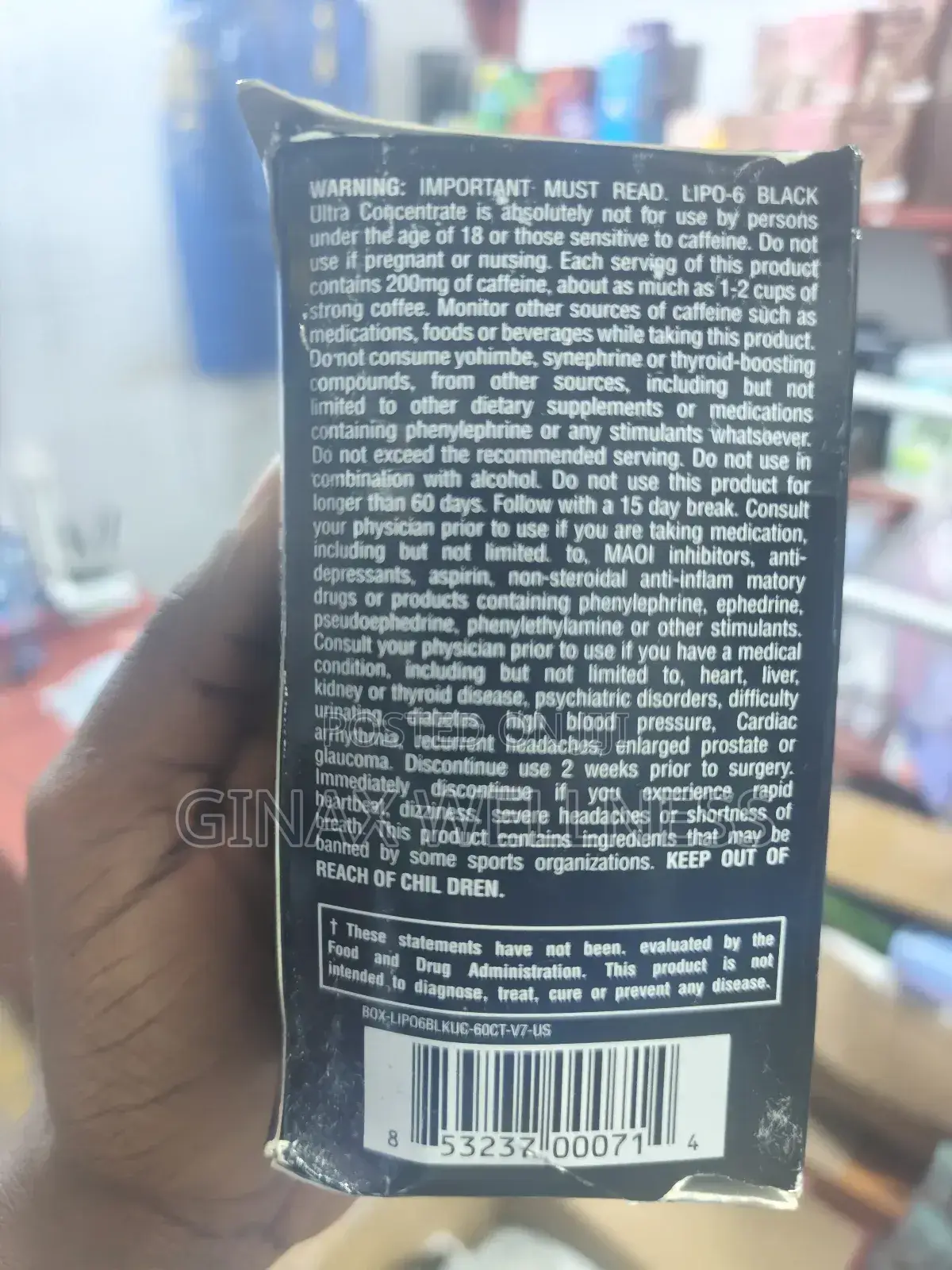 Nutrex Lipo 6 Black Capsules for Weight Loss and Metabolism