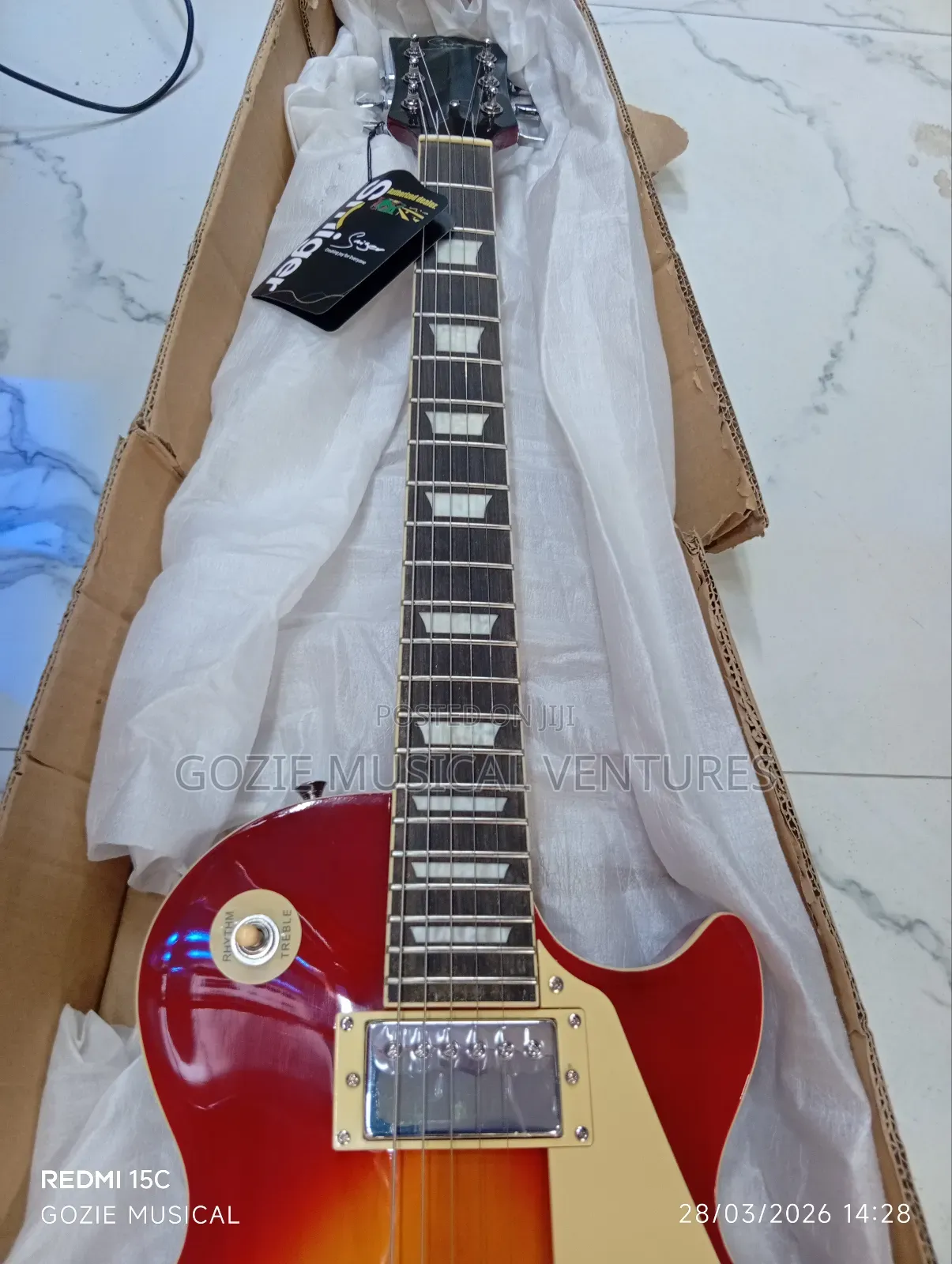 Smiger Les Paul Electric Guitar 6 Strings Red Colour and Any Colour