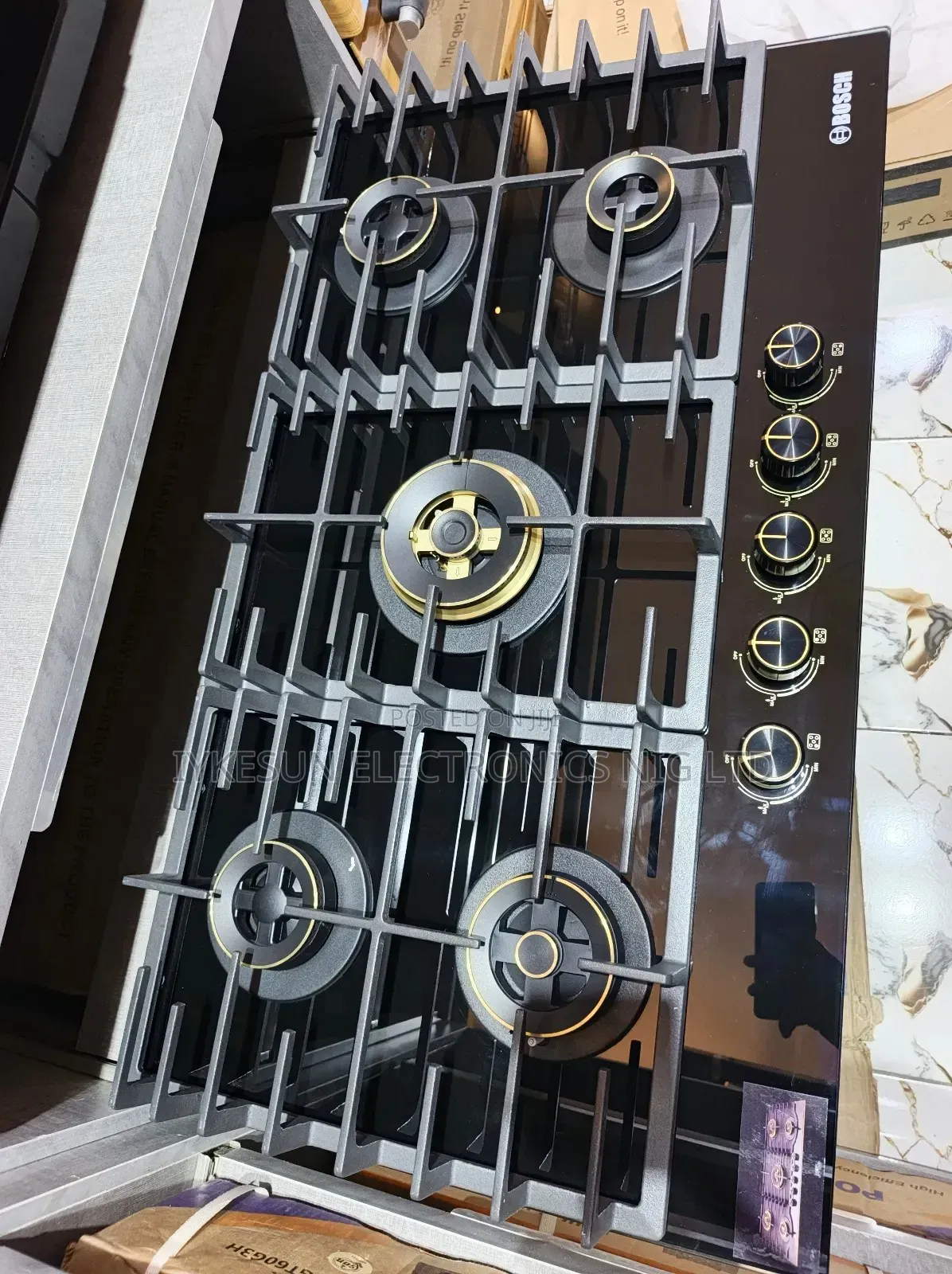 Original Bosch 90cm Built-in Premium Quality Automatic 5 Burners Gas