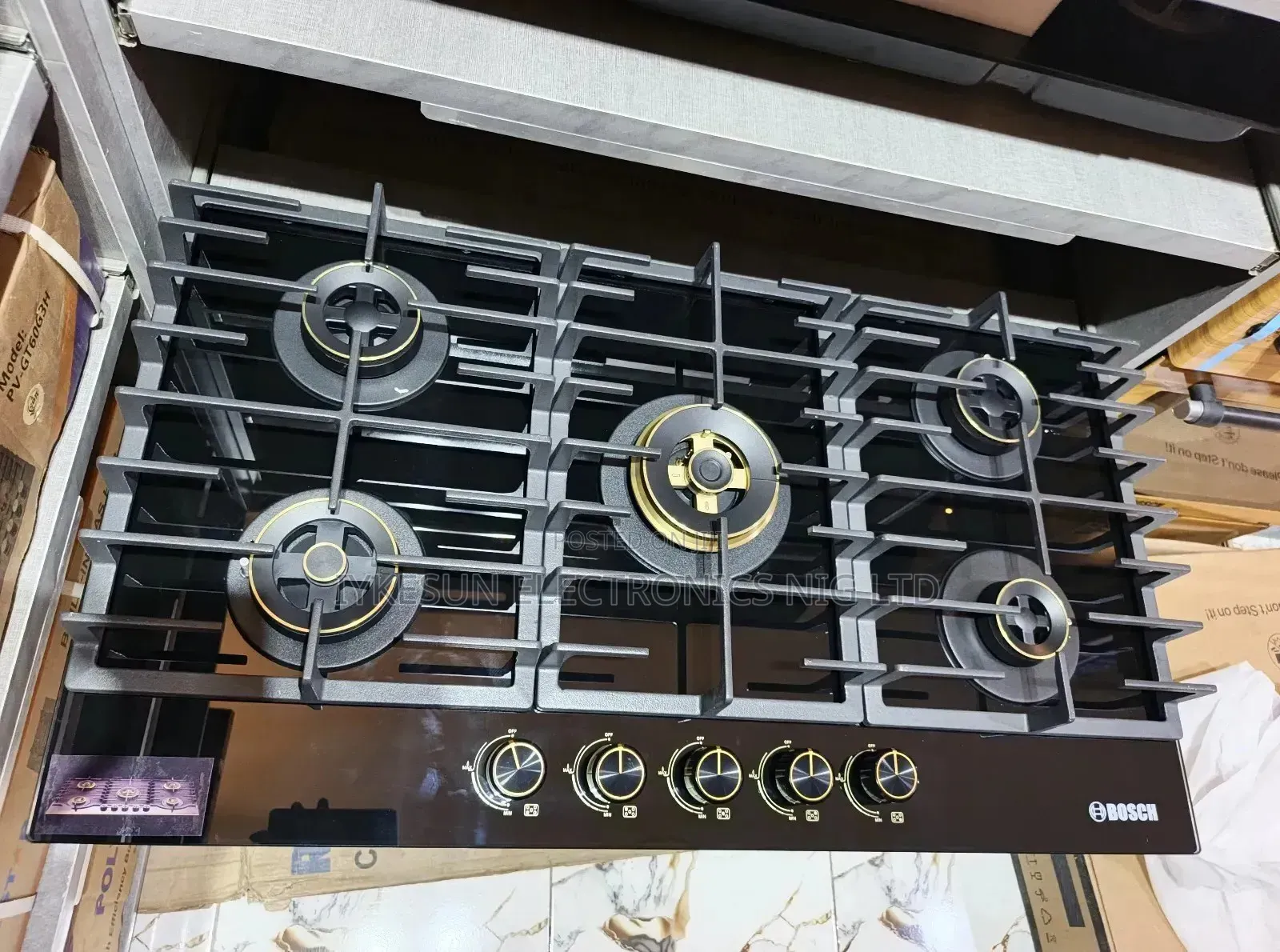 Original Bosch 90cm Built-in Premium Quality Automatic 5 Burners Gas