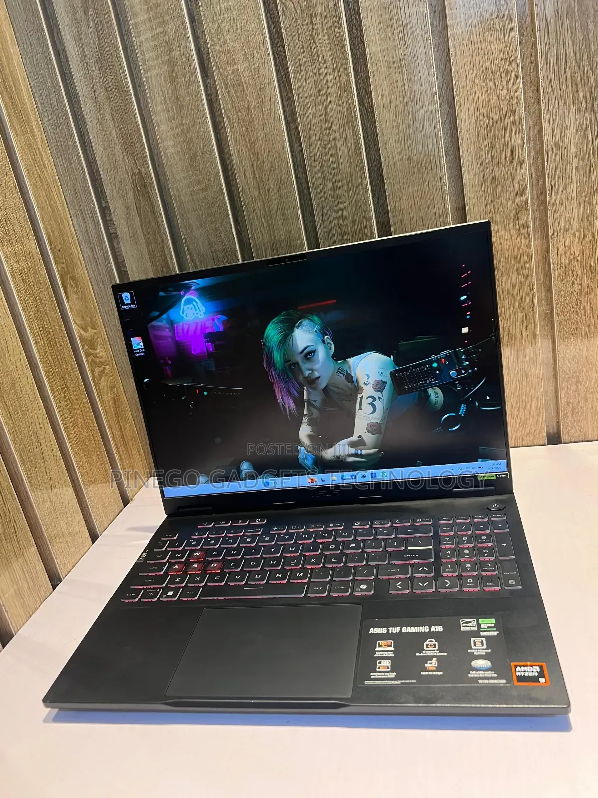 Laptop Asus TUF Gaming A16 32GB AMD Ryzen 9 SSD 1T