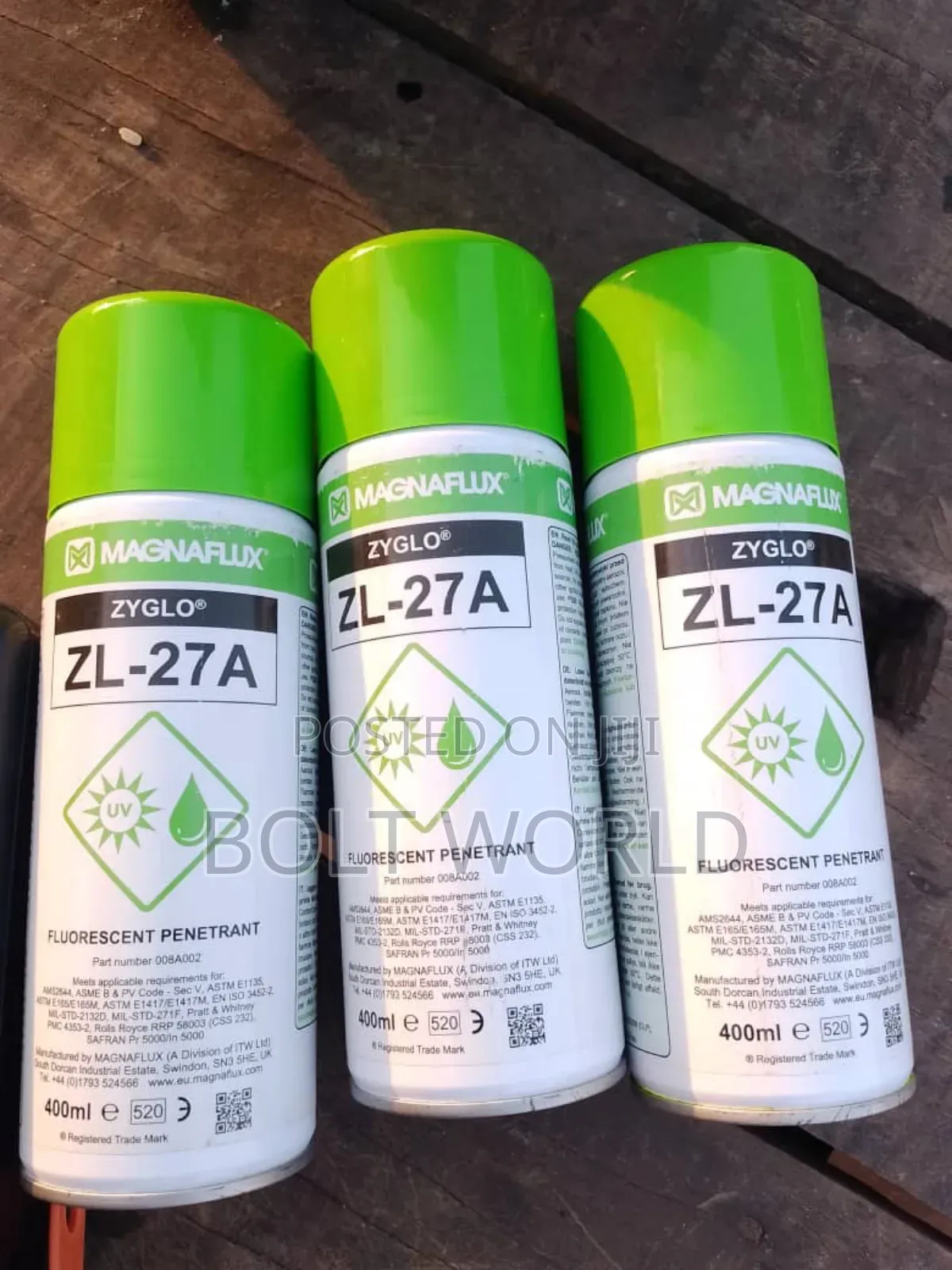 Magnaflux SKC-S Zyglo Ze-27 Fluorescent Penetrant Spray