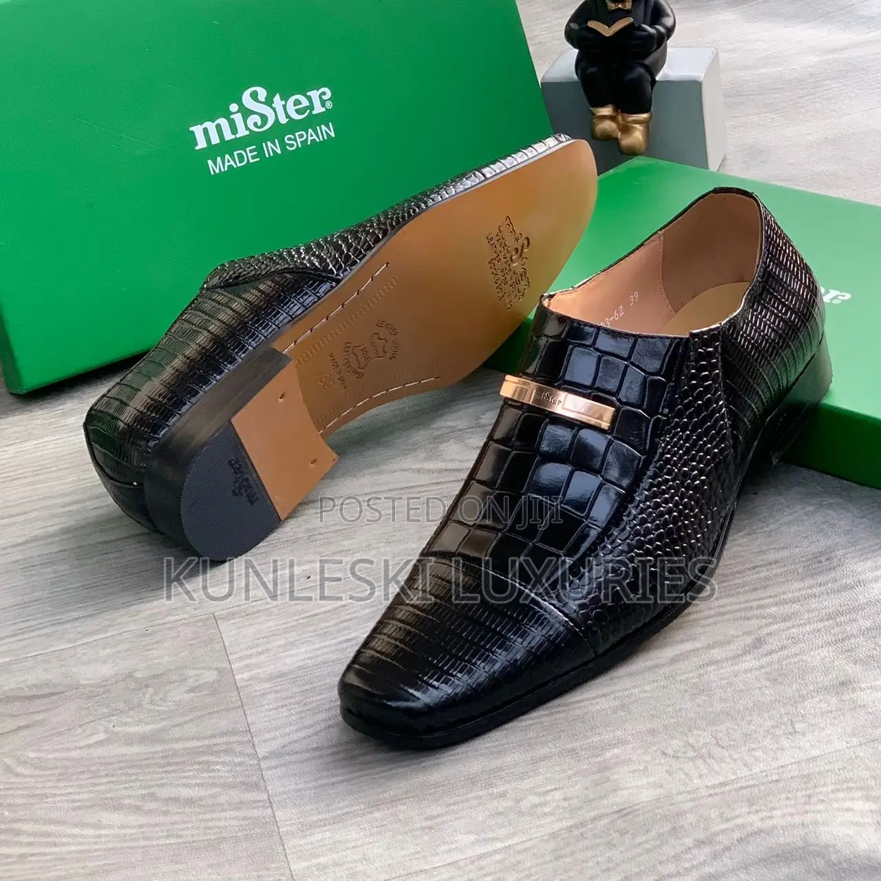 Original Mister Black / Brown Leather Shoes Collections for Men’S