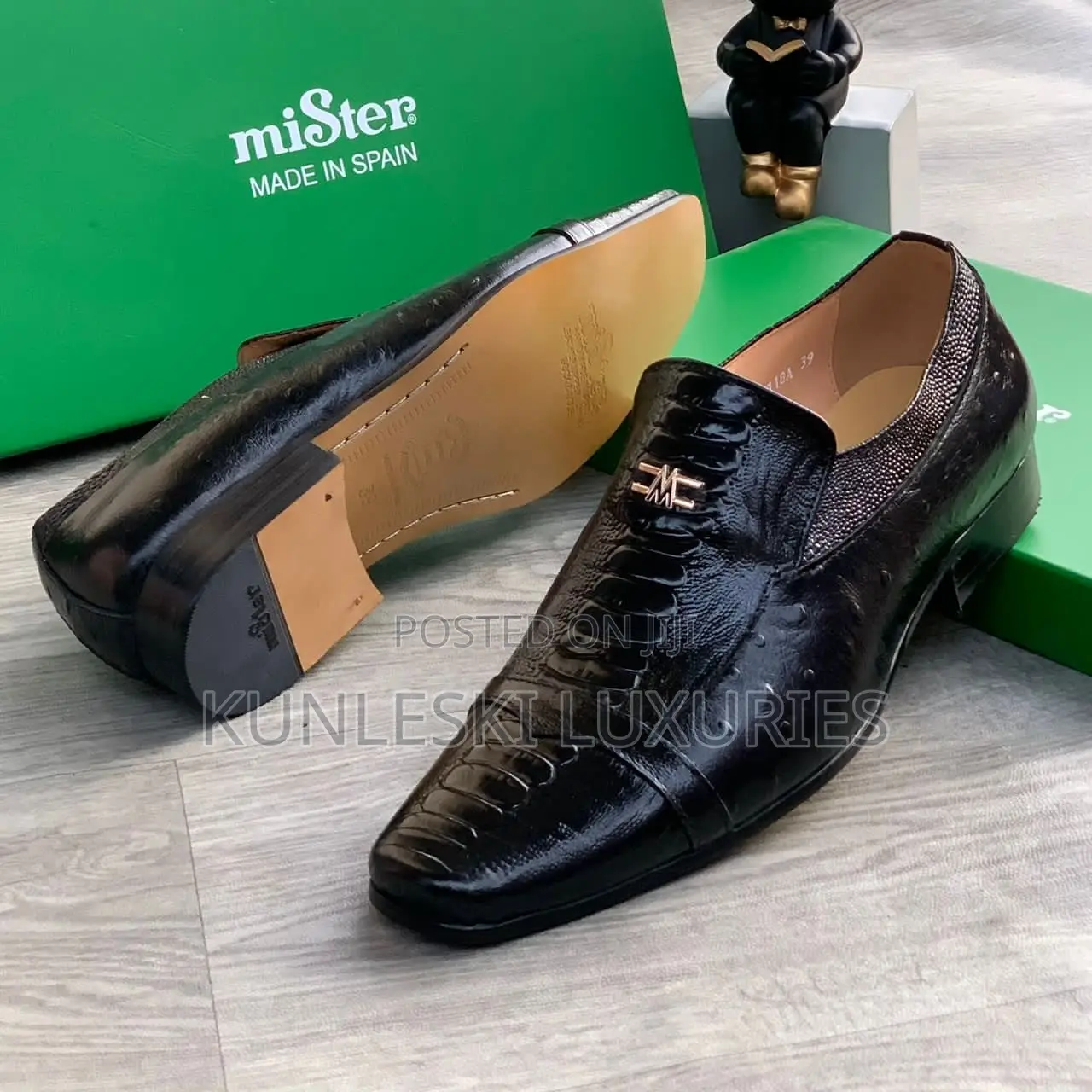 Original Mister Black / Brown Leather Shoes Collections for Men’S