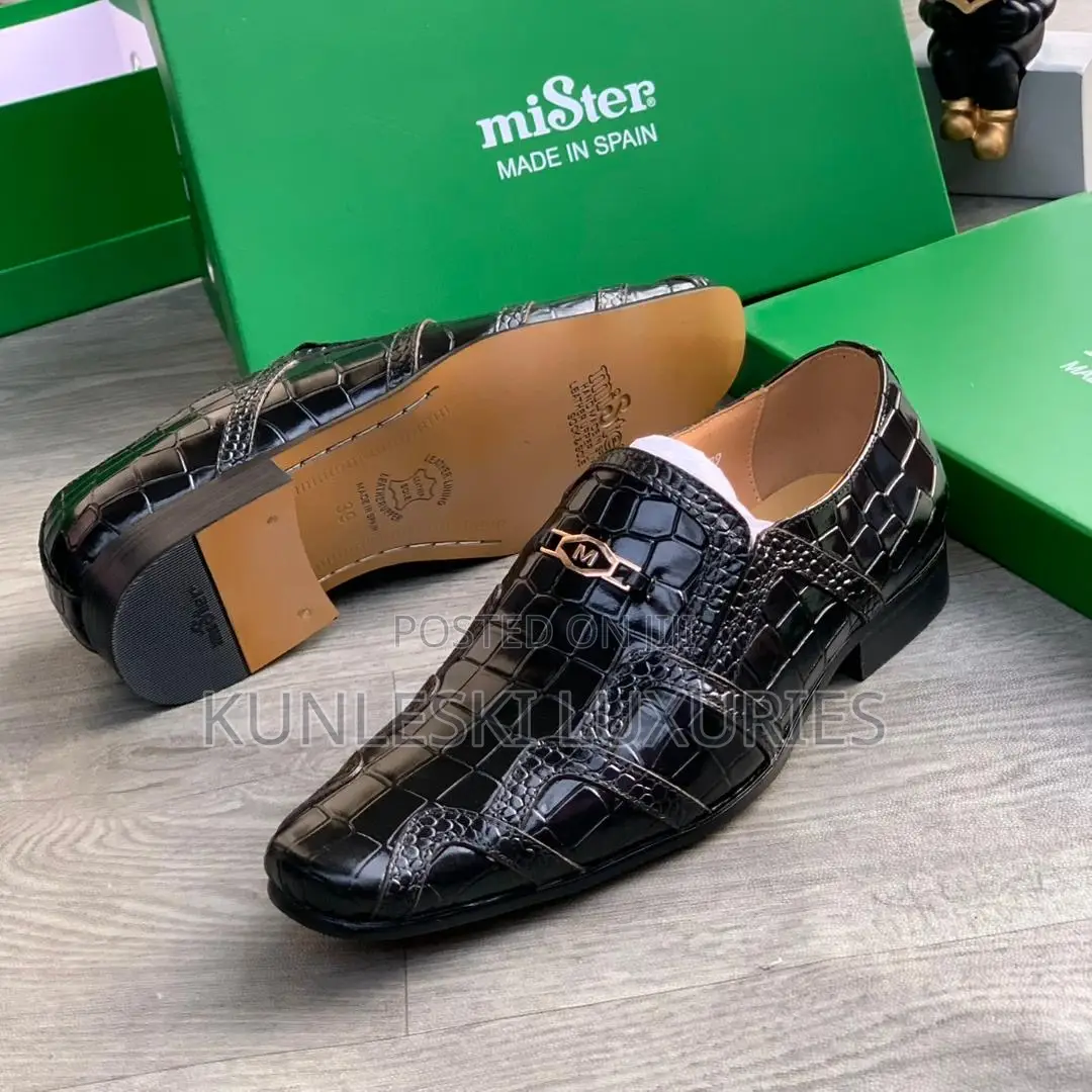 Original Mister Black / Brown Leather Shoes Collections for Men’S