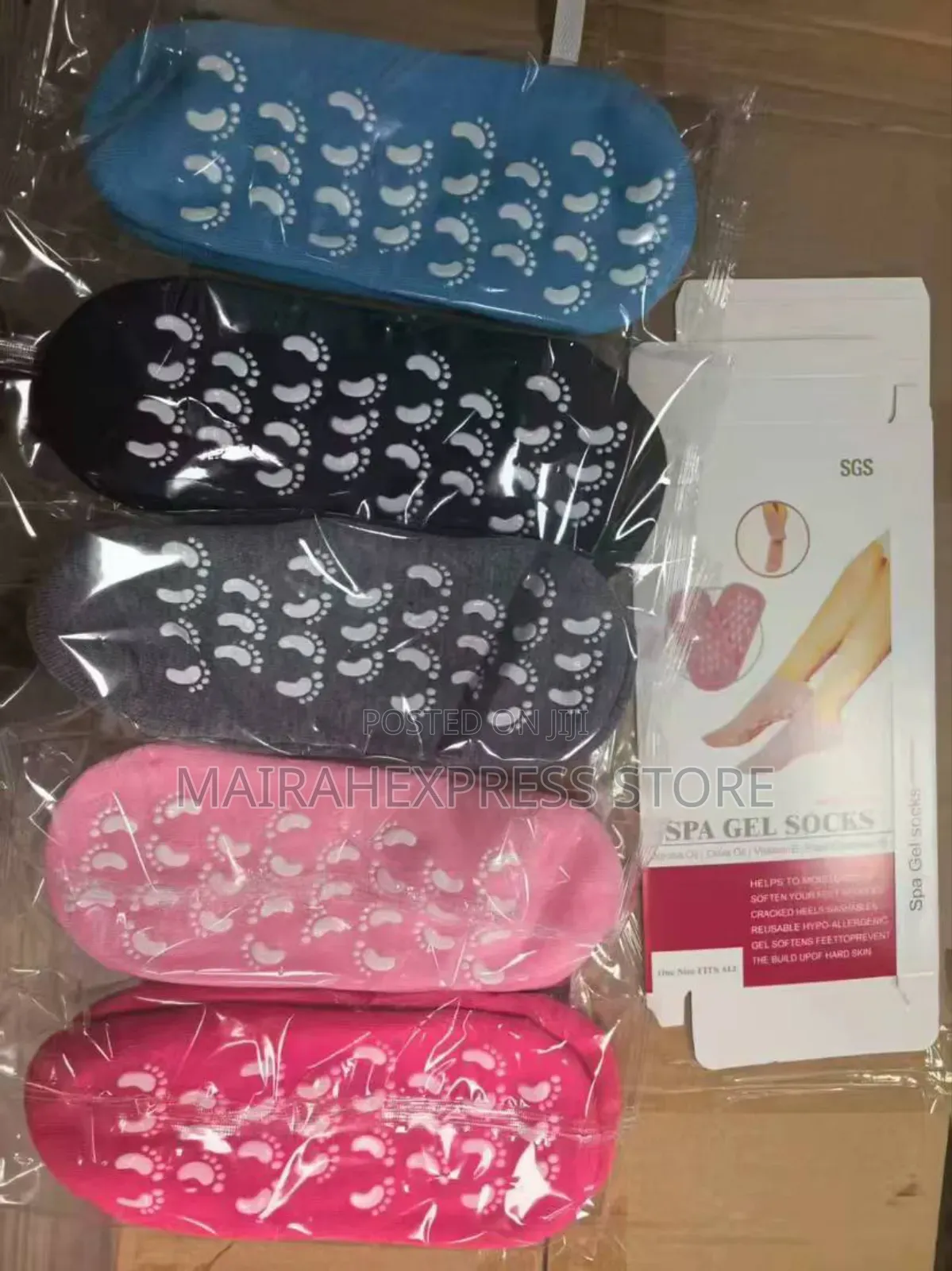 1pair Foot Care Spa Pedicure Sock T361
