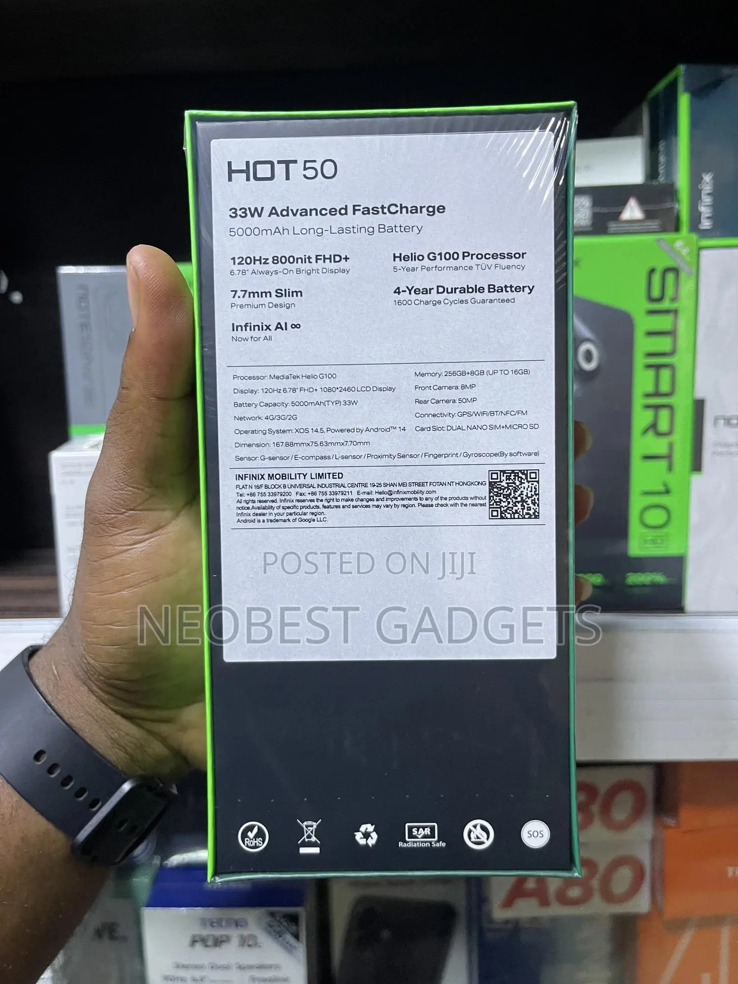 New Infinix Hot 50 256 GB