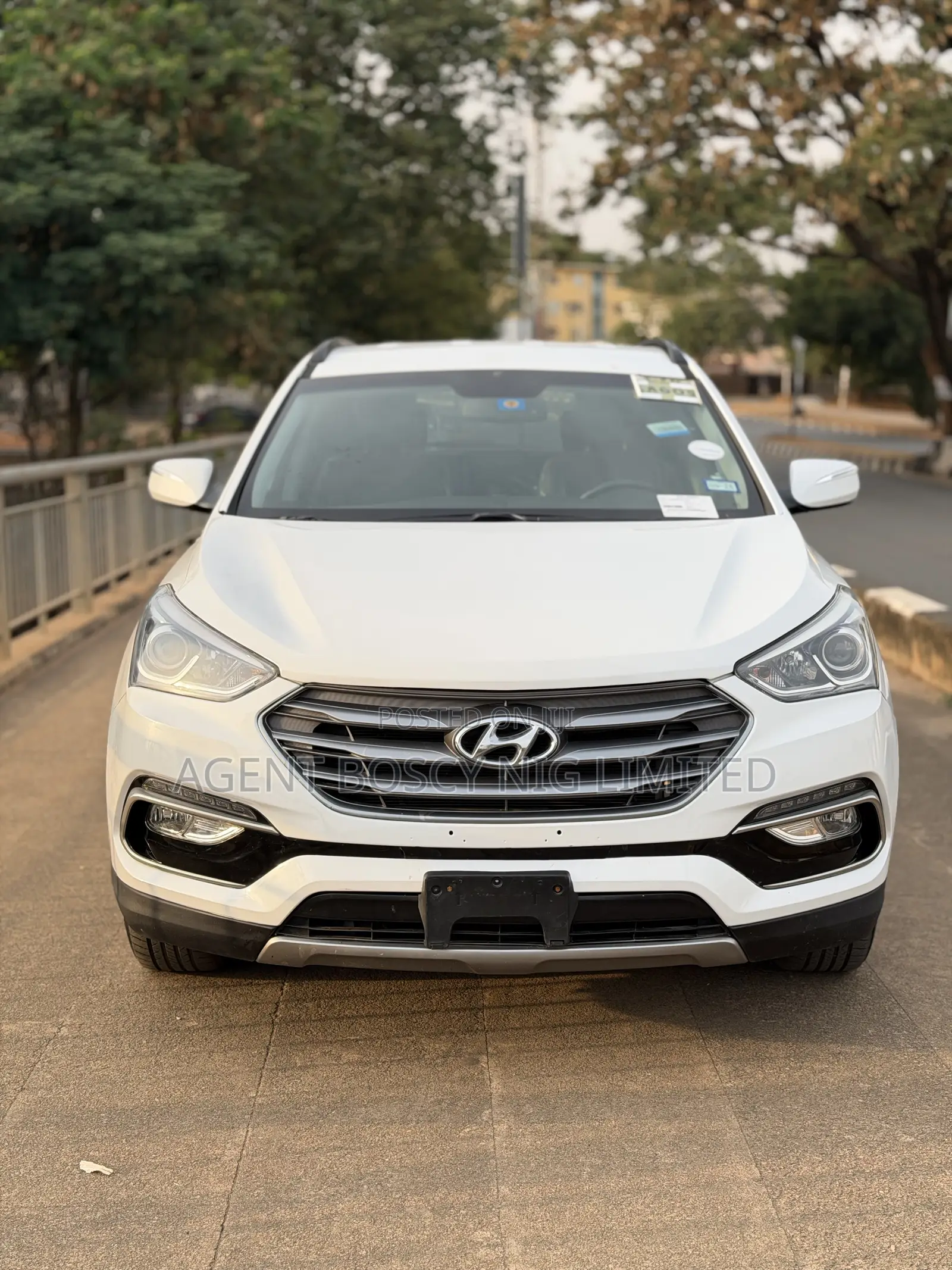 Hyundai Santa Fe Limited 4dr SUV AWD (3.3L 6cyl 6A) 2015 White