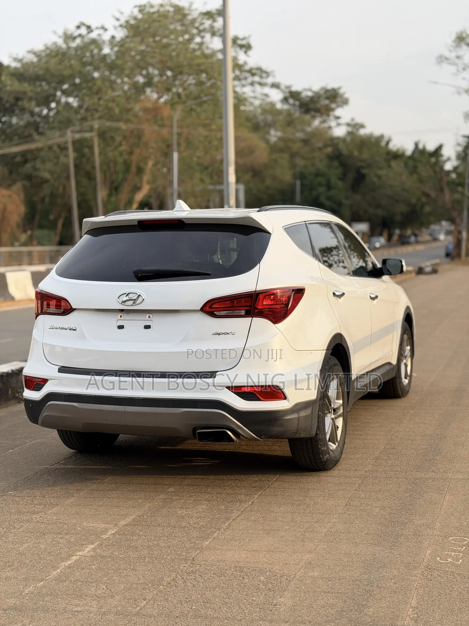 Hyundai Santa Fe Limited 4dr SUV AWD (3.3L 6cyl 6A) 2015 White