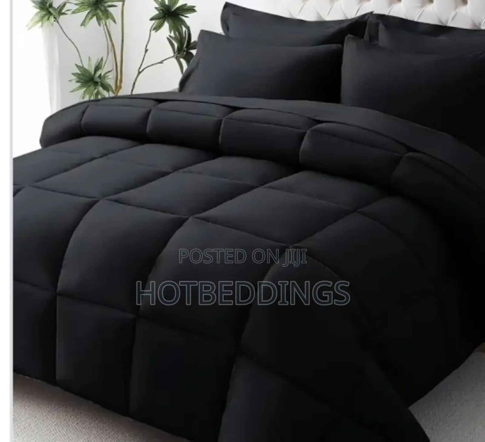Royalty Black Duvet, Bedsheet and 4 Pillow Cases