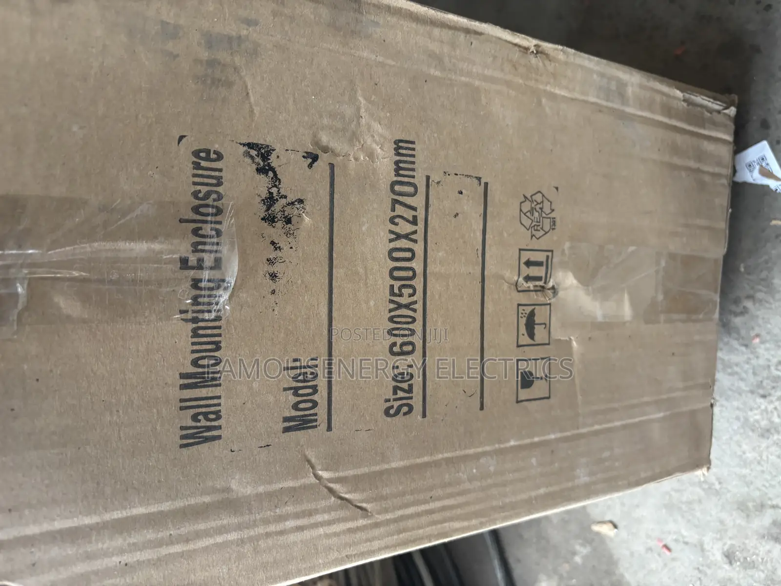 Metal Panel Box Enclosure Size H 600 X W 500 X D 270