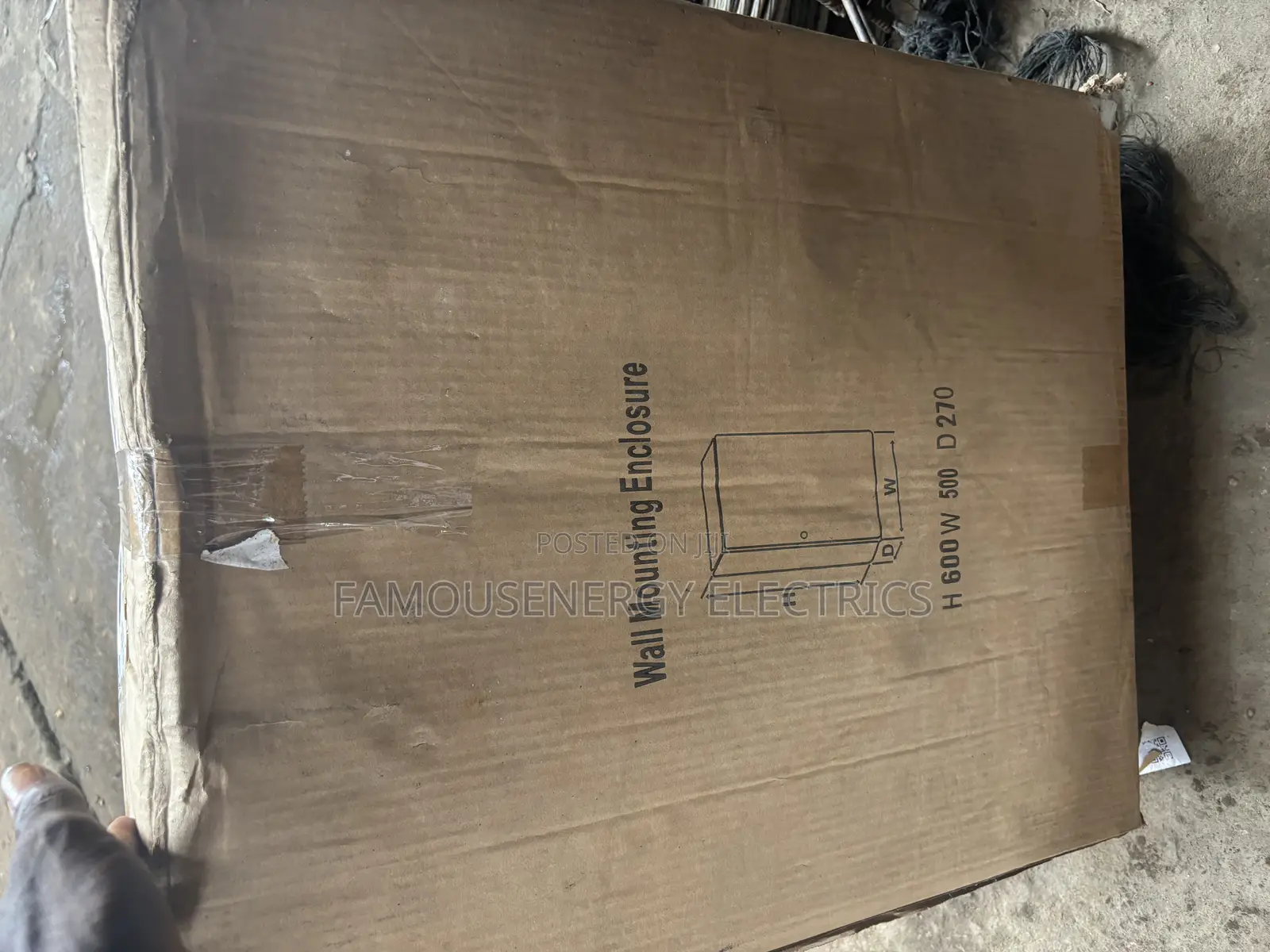 Metal Panel Box Enclosure Size H 600 X W 500 X D 270