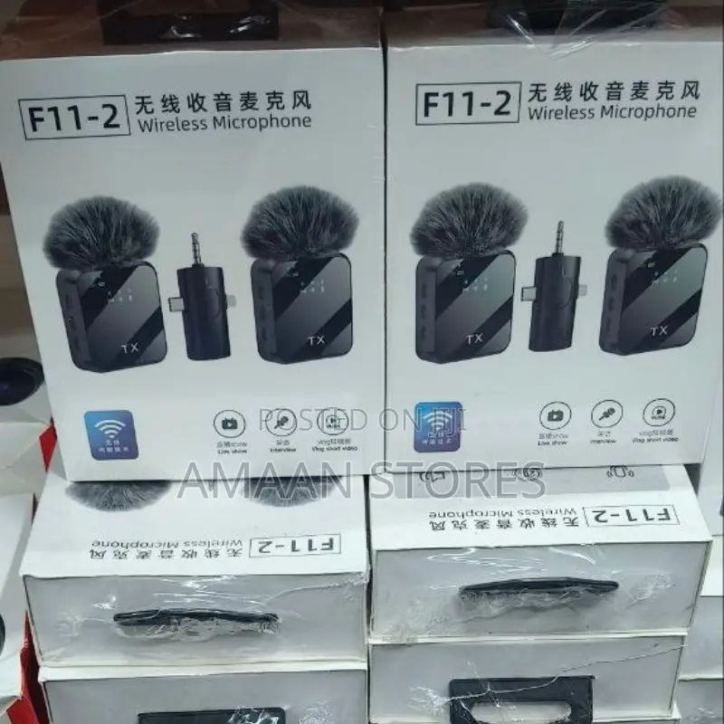 F11-2 Wireless Lapel Microphone (Clip-on Mic)
