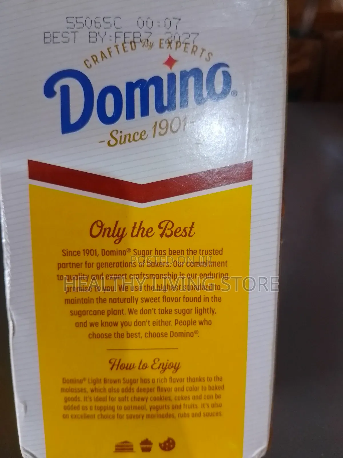 Domino Light Brown Premium Pure Cane Sugar (453g)