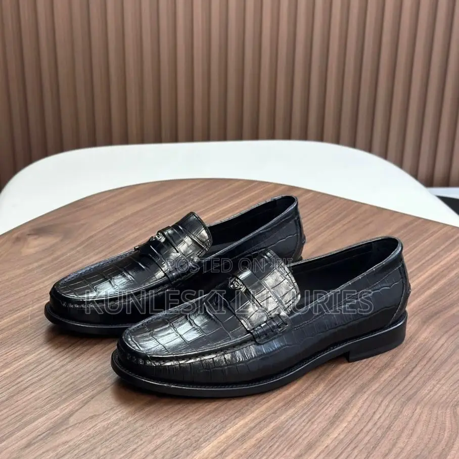 Original Versace Men Leather Shoes in 3 Colors