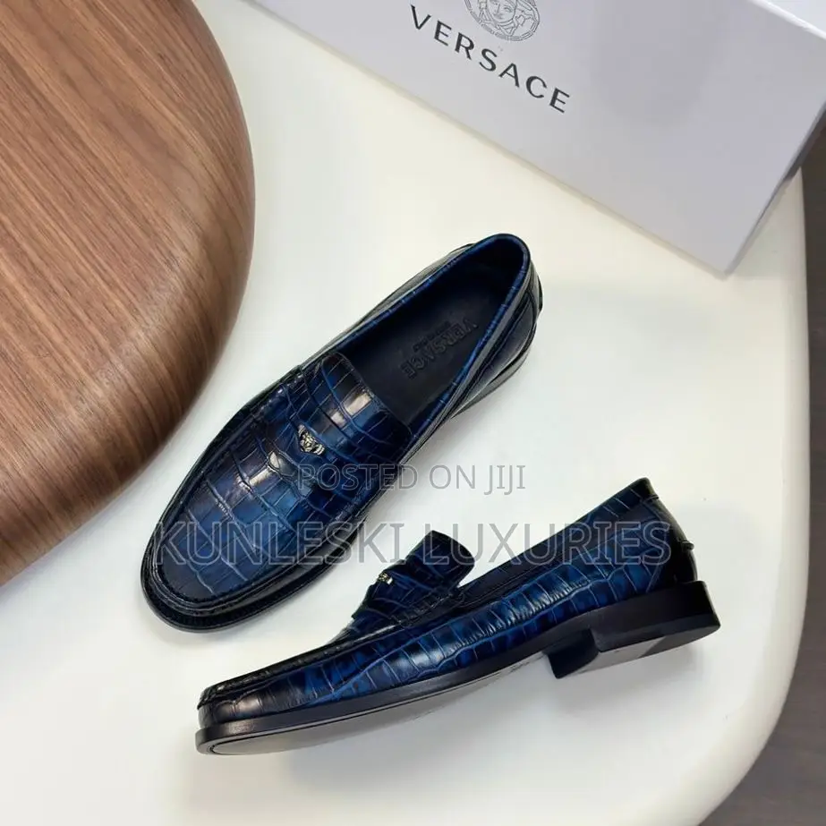 Original Versace Men Leather Shoes in 3 Colors