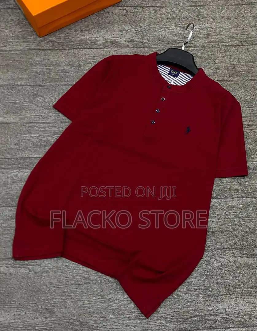 Hugh Quality Polo Ralph Lauren Mandarin Collar Neck T-Shirts