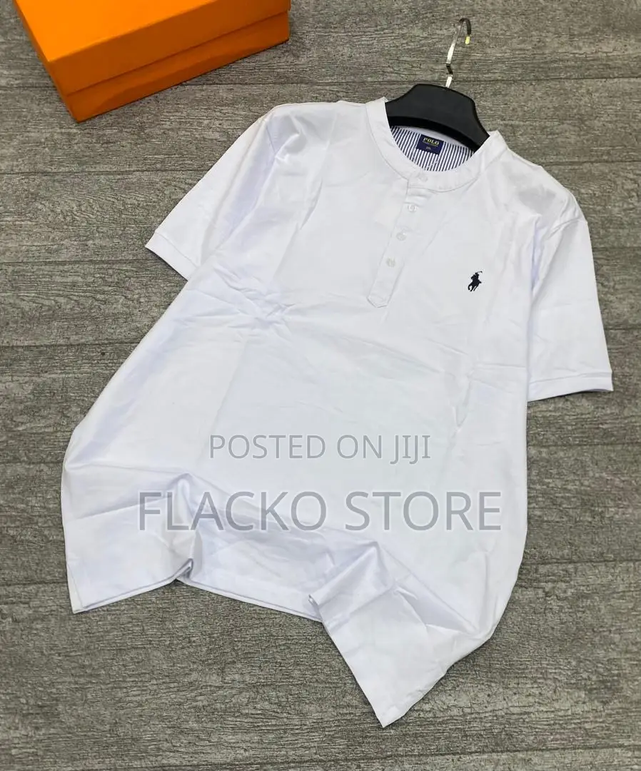 Hugh Quality Polo Ralph Lauren Mandarin Collar Neck T-Shirts