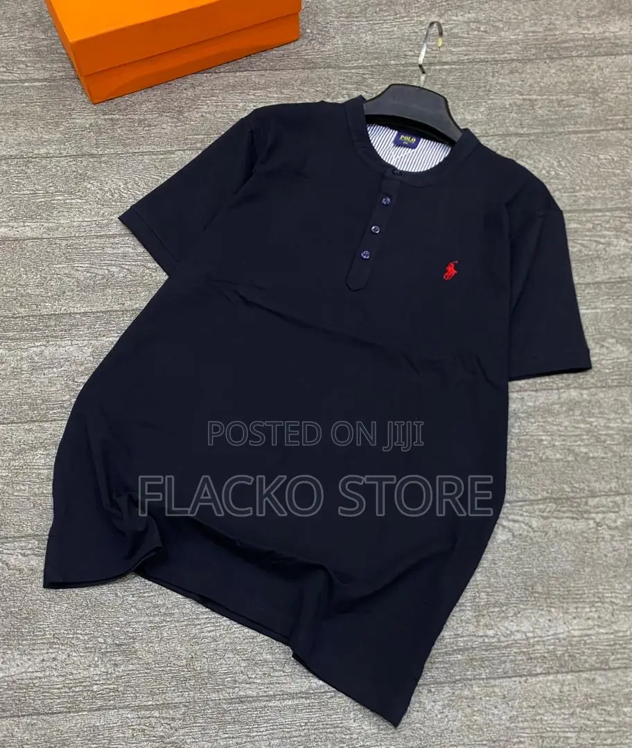Hugh Quality Polo Ralph Lauren Mandarin Collar Neck T-Shirts