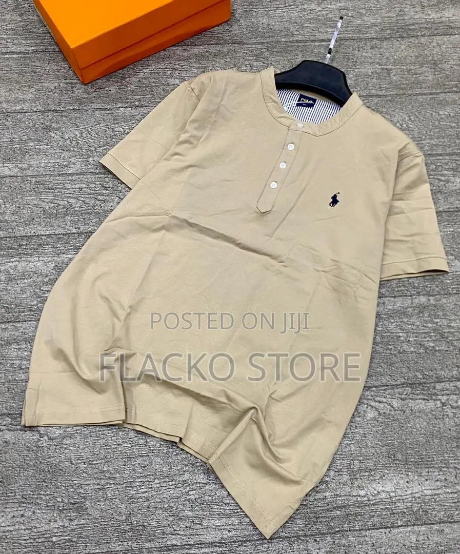 Hugh Quality Polo Ralph Lauren Mandarin Collar Neck T-Shirts