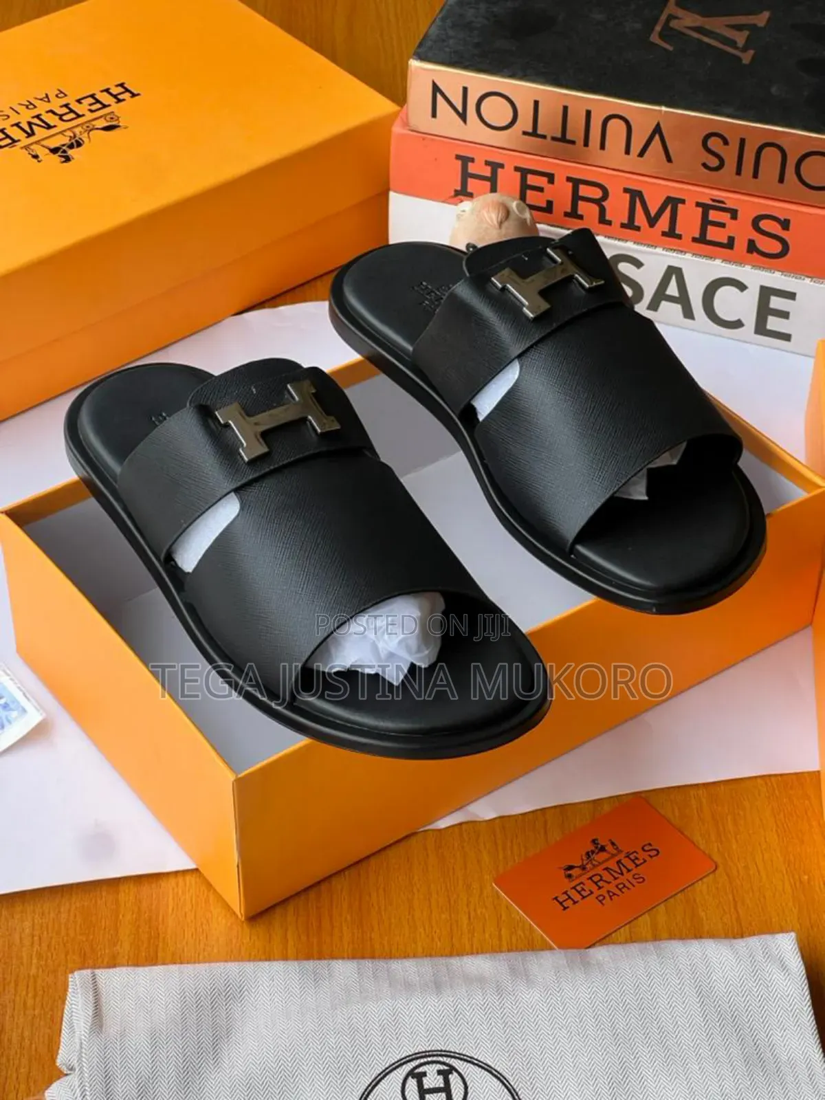 Hermes Luxury Men's Slippers
