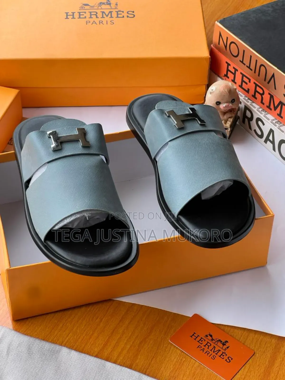 Hermes Luxury Men's Slippers