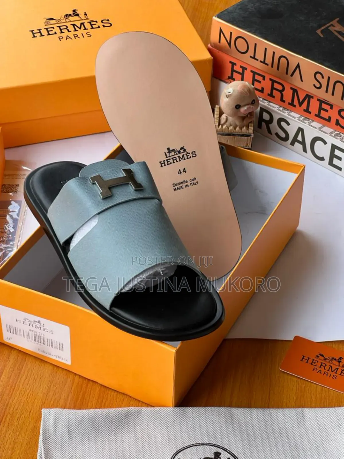 Hermes Luxury Men's Slippers