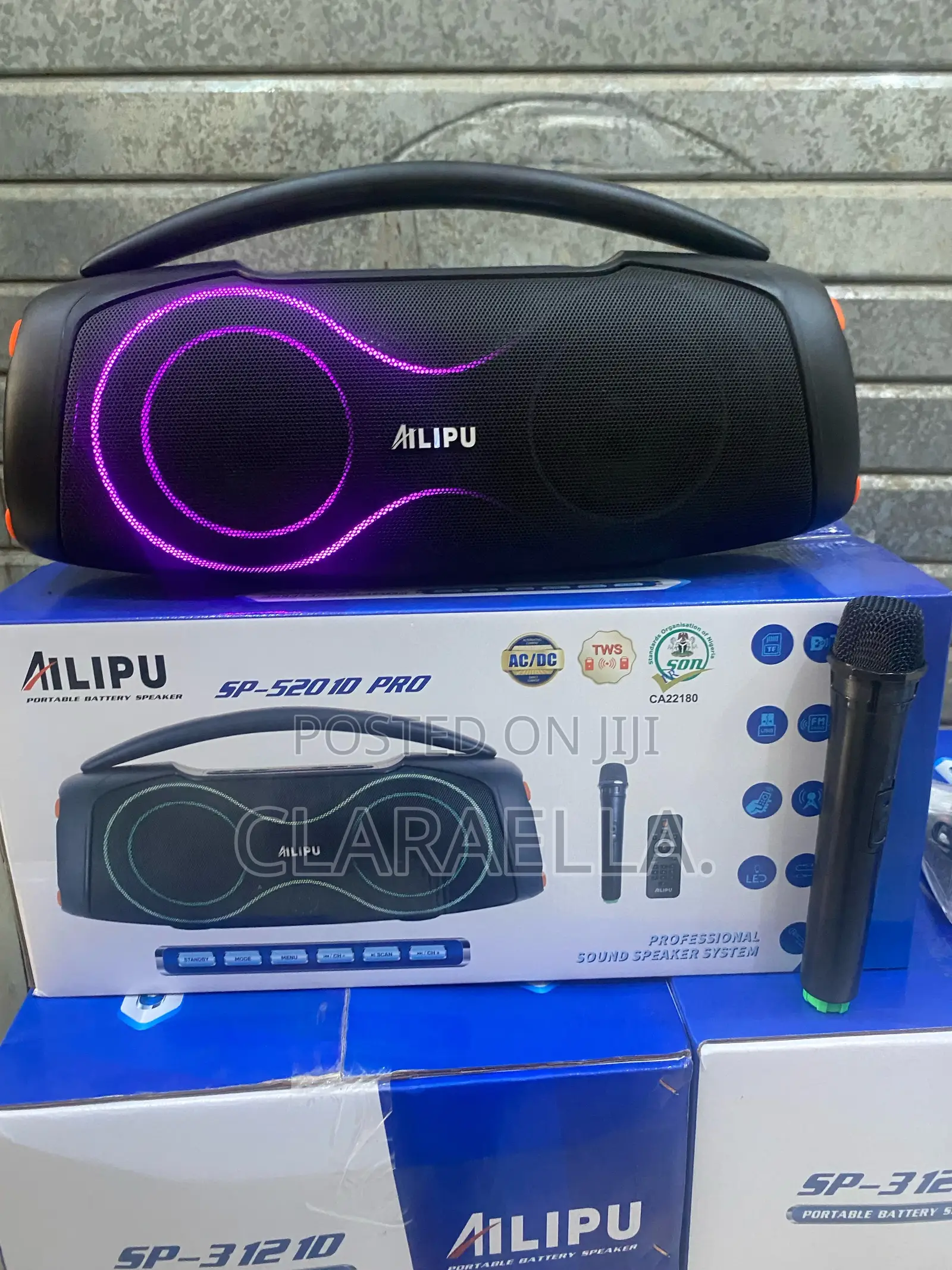 Ailipu Sp-52010 Pro, a Professional Portable Sound Speaker System.