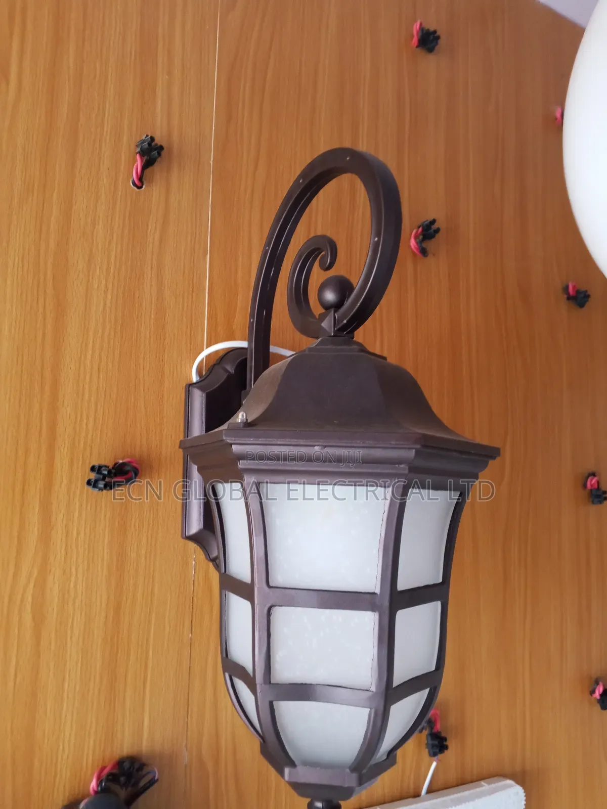Vintage Outdoor Wall Light – Rustic Gooseneck Aluminum Lamp