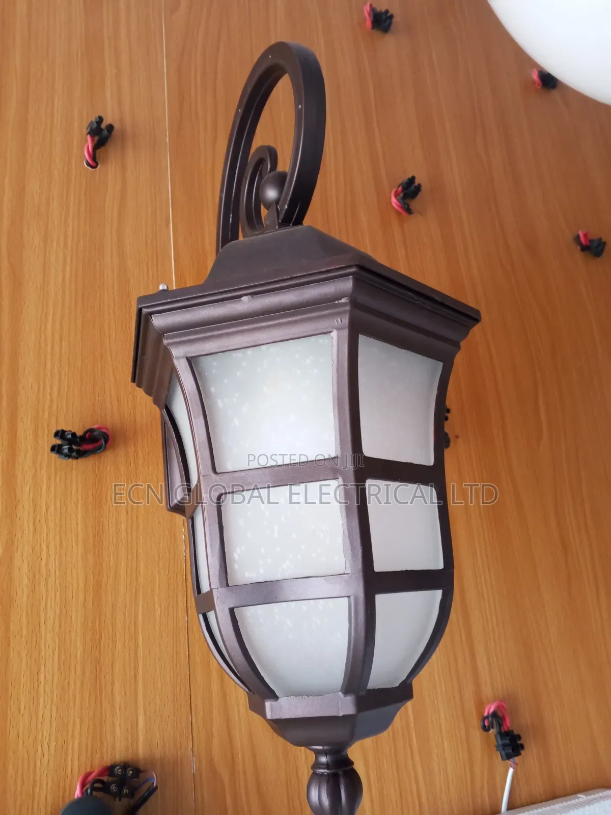 Vintage Outdoor Wall Light – Rustic Gooseneck Aluminum Lamp