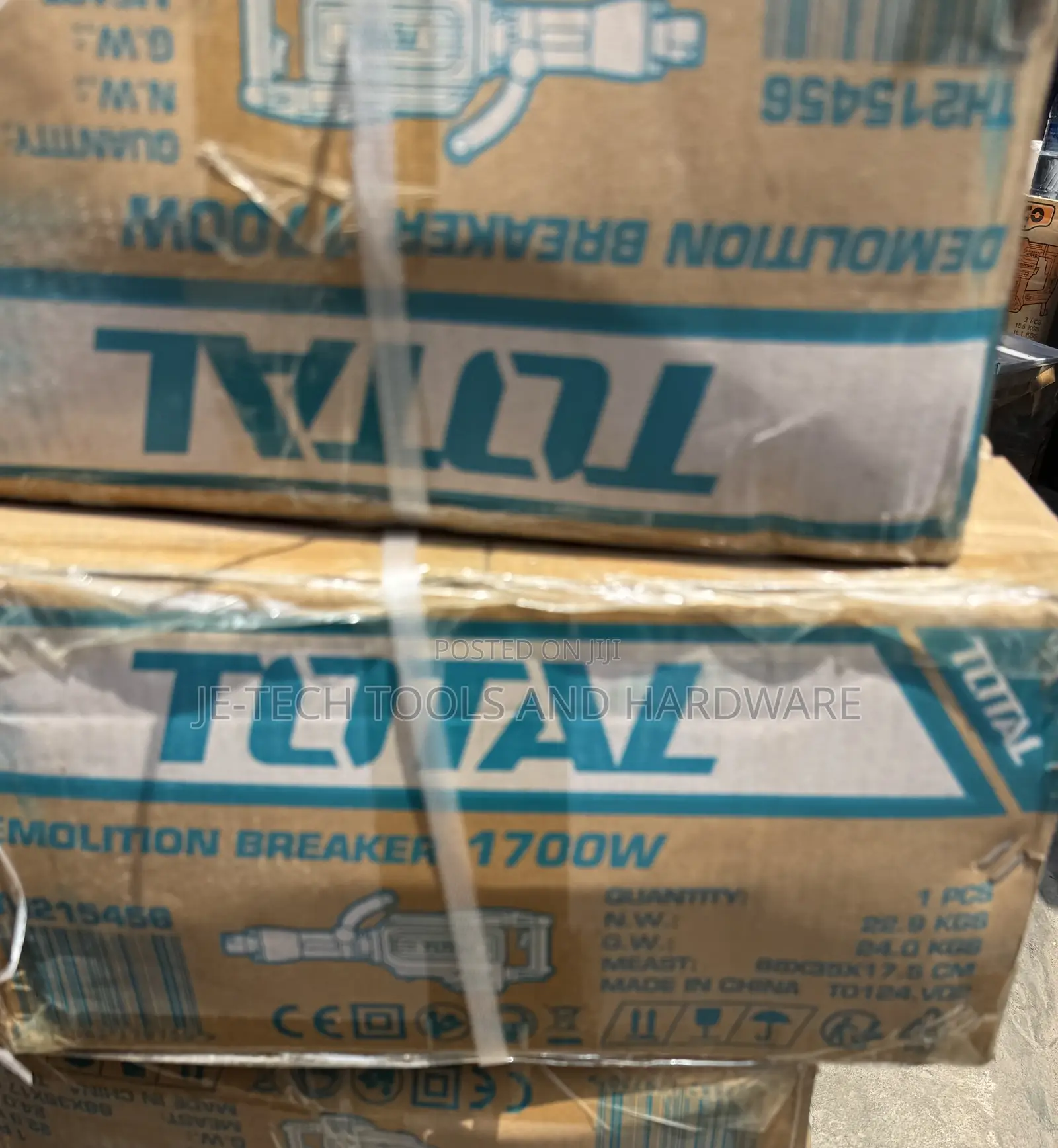 Original Total Industrial Demolition Breaker (Model Th215456).