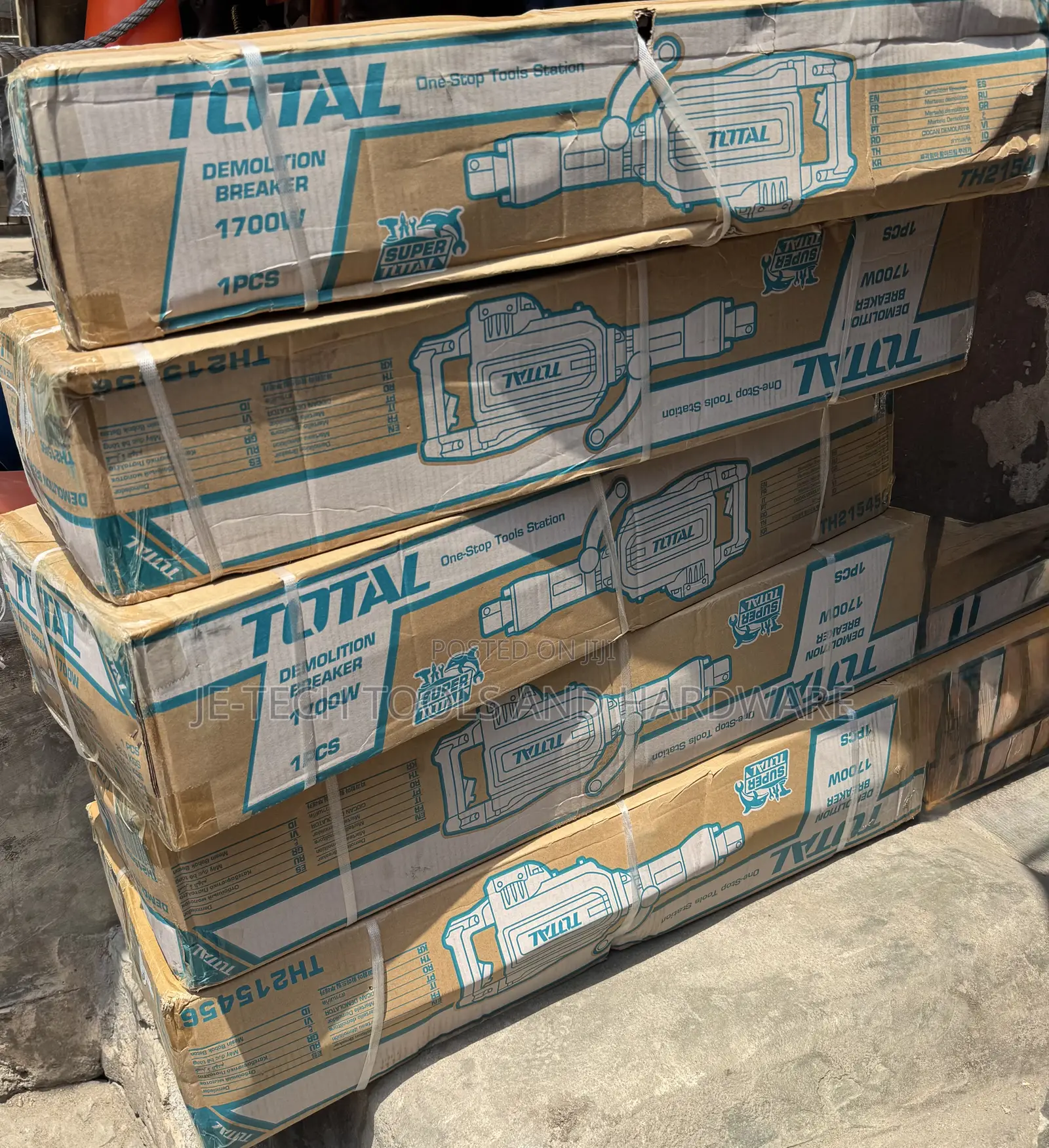 Original Total Industrial Demolition Breaker (Model Th215456).