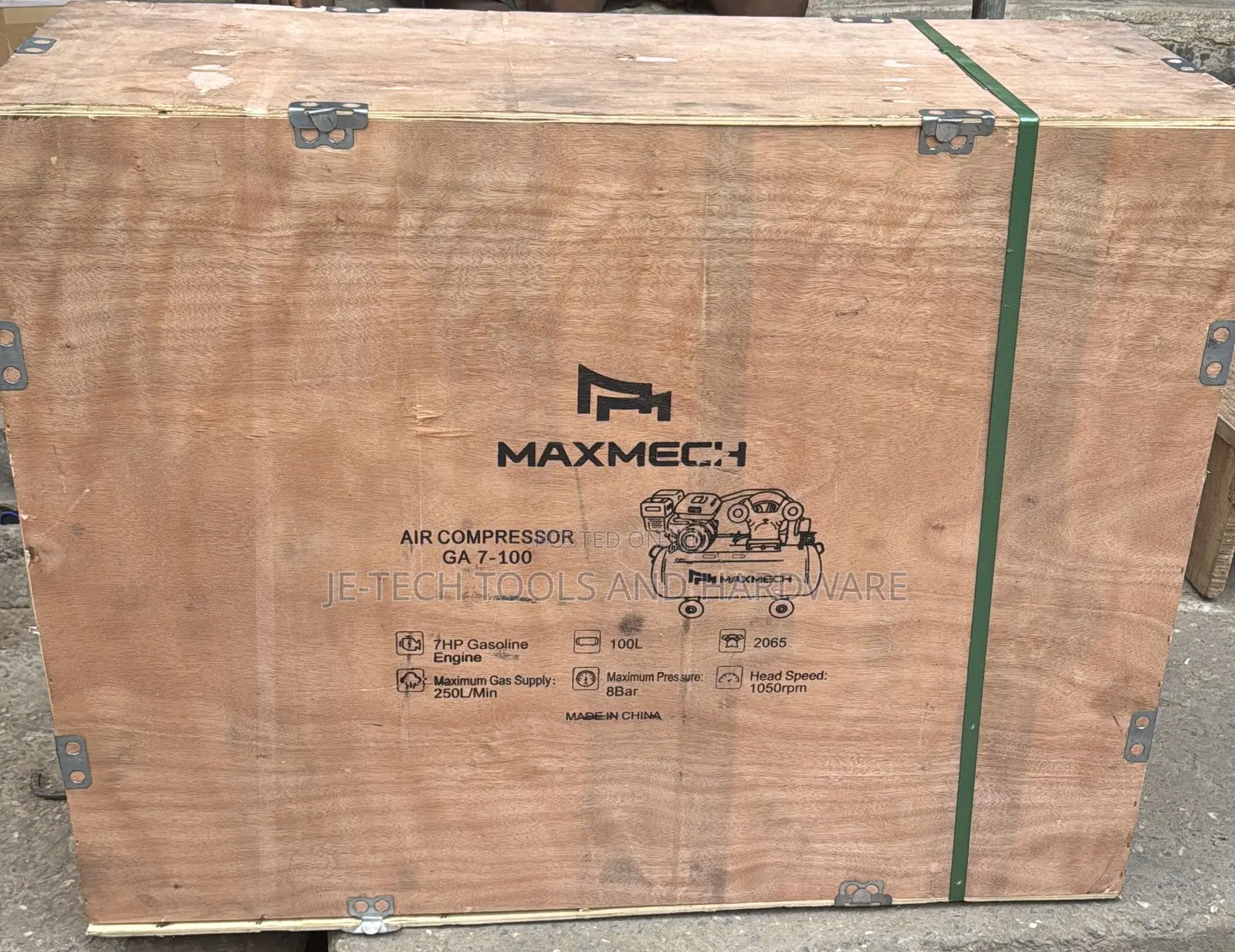 7hp Gasoline Engine Maxmech Ga 7-100 Air Compressor