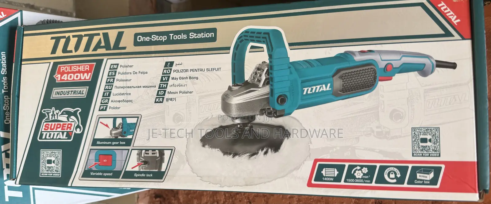 Total 1400w Car Angle Polisher / Buffing