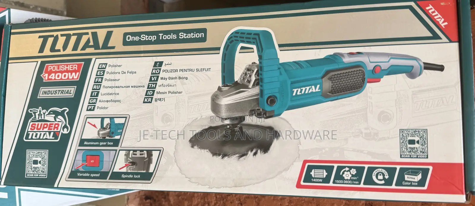 Total 1400w Car Angle Polisher / Buffing