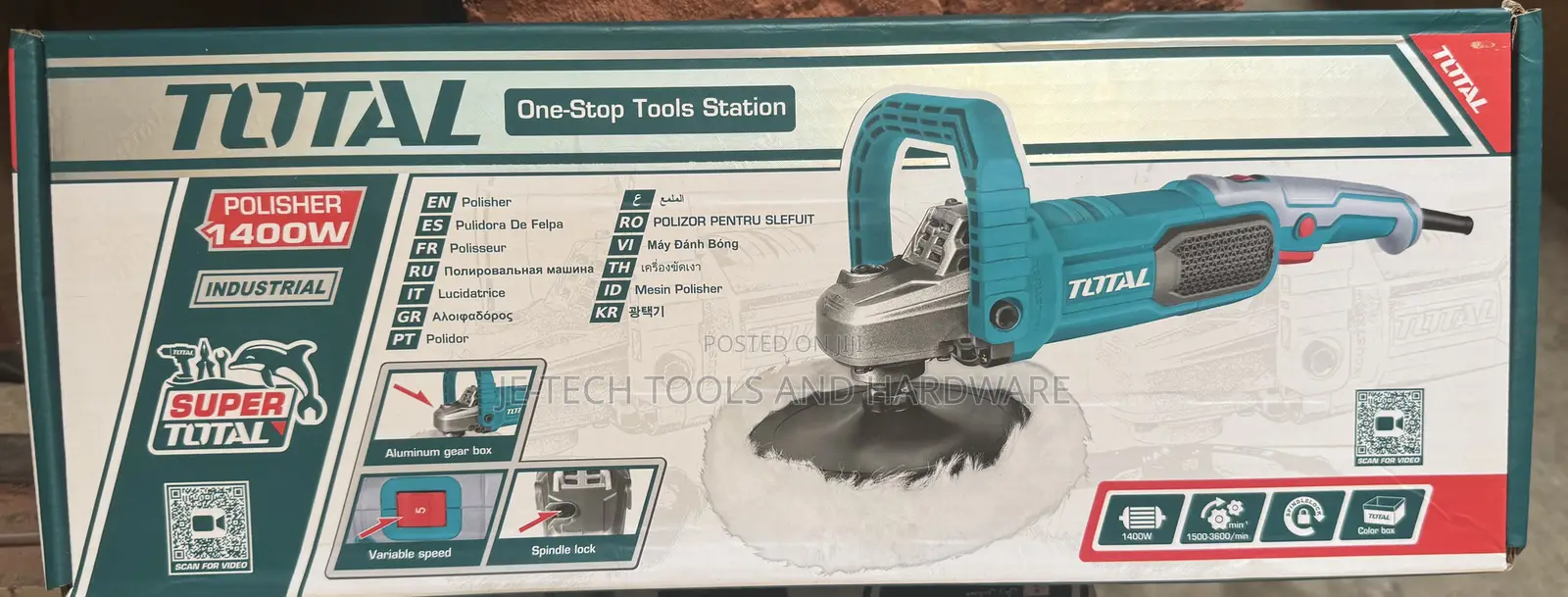 Total 1400w Car Angle Polisher / Buffing