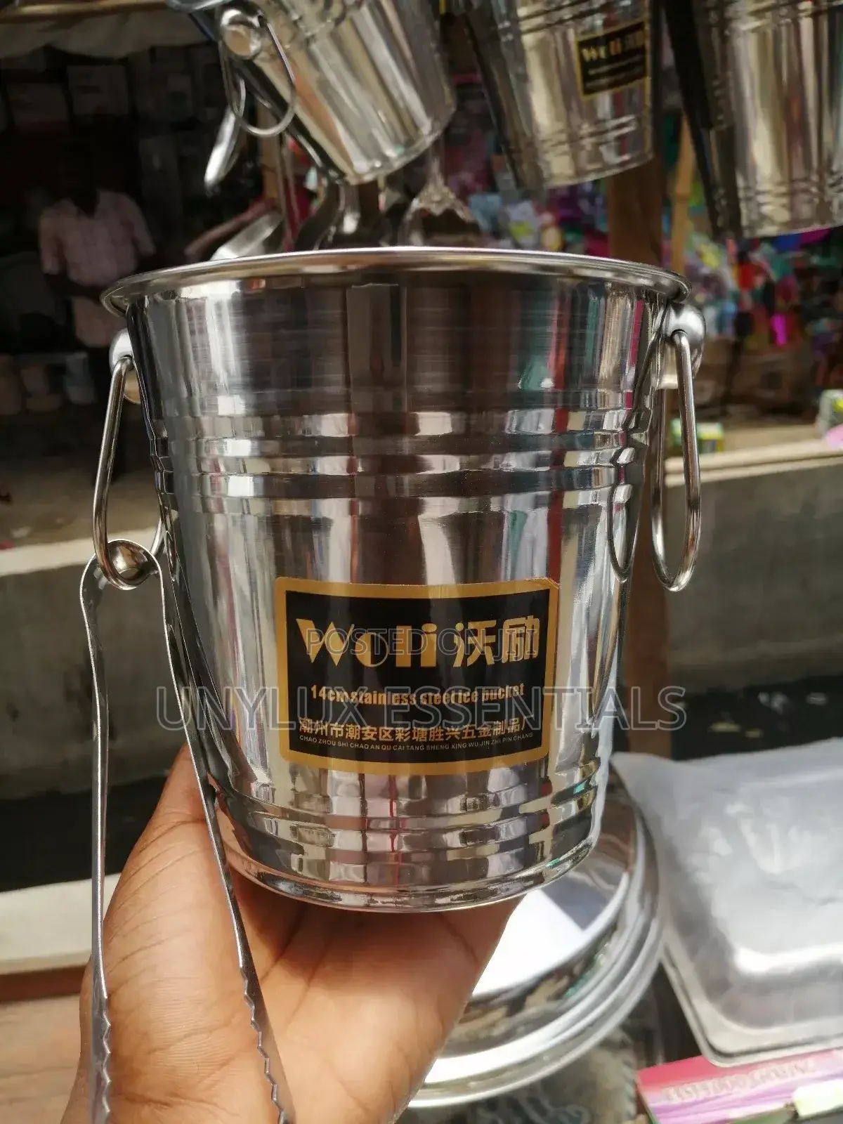 14cm Stainless Ice Bucket With Picker