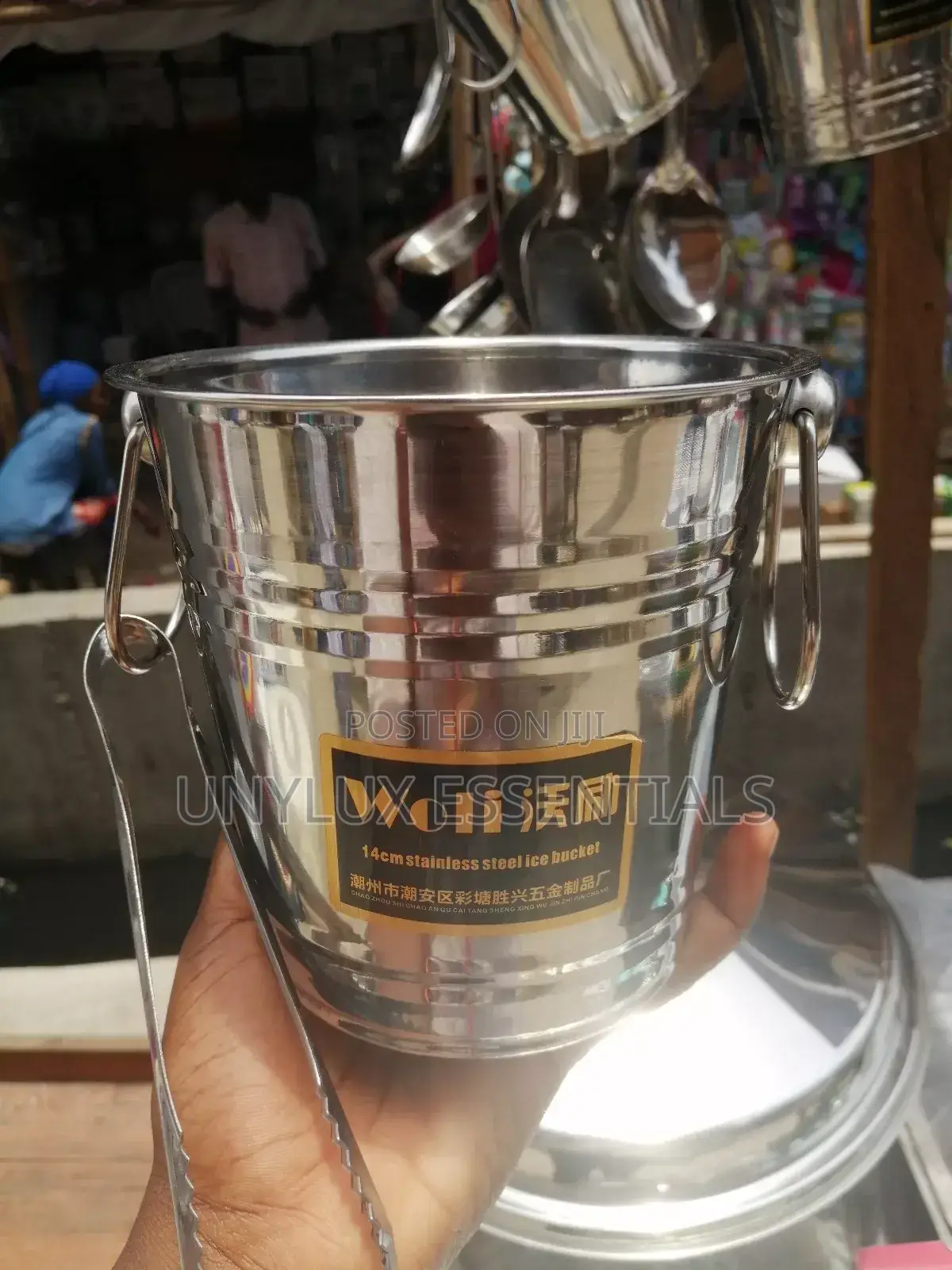 14cm Stainless Ice Bucket With Picker