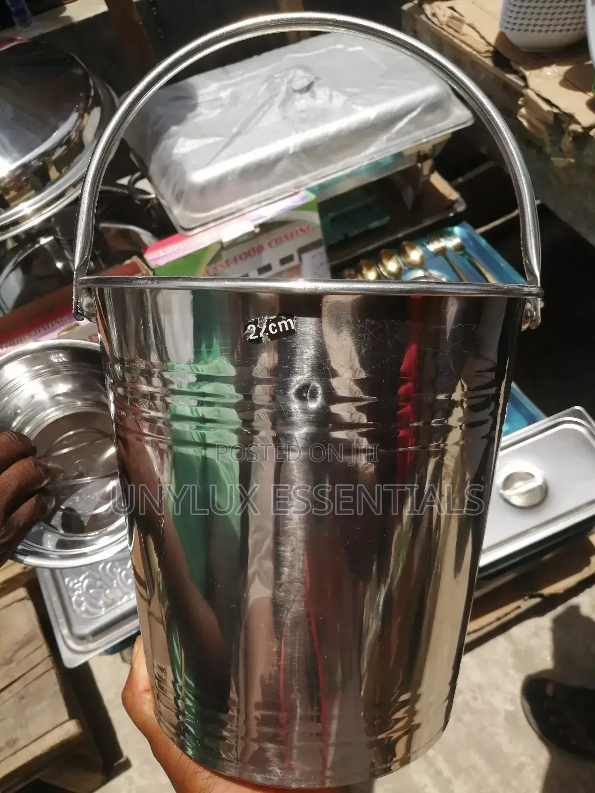 22cm Stainless Ice Bucket With Picker