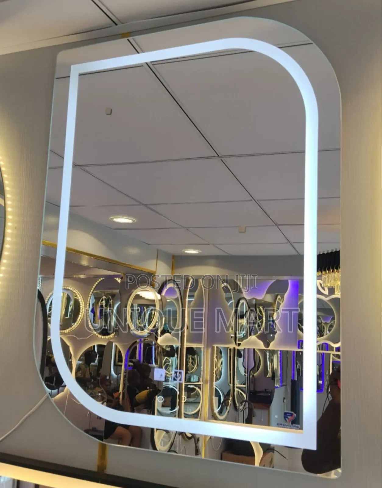 60 by 80cm Sensor Led Mirror(Lighted Mirror) With 3 Light Display