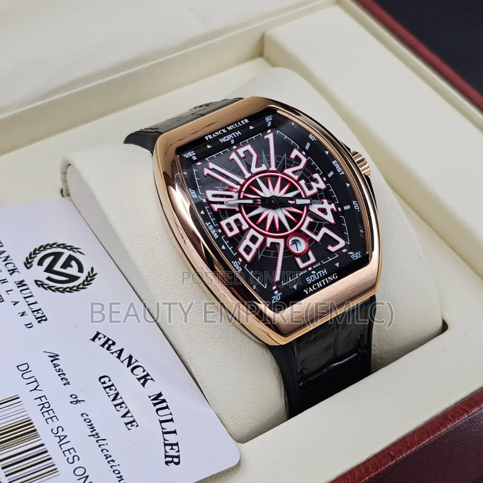 Original Frank Muller Leather Watch
