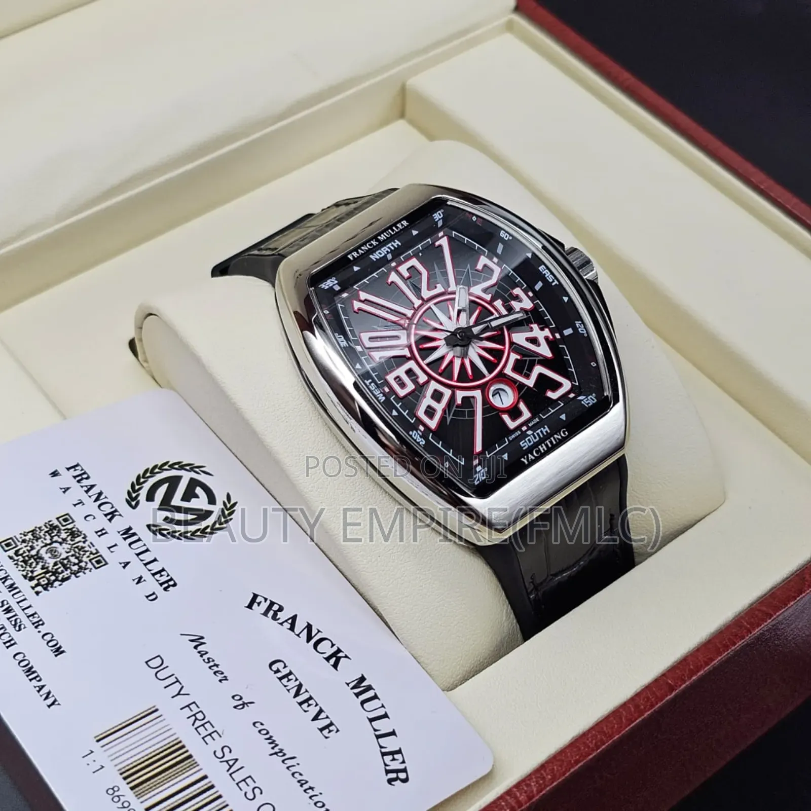 Original Frank Muller Leather Watch