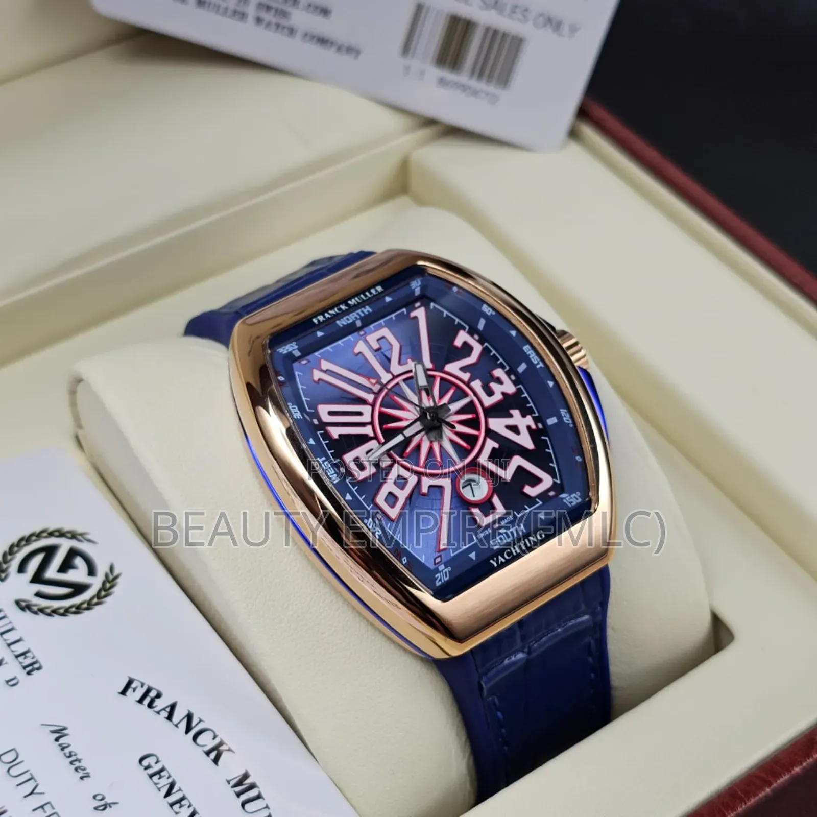 Original Frank Muller Leather Watch