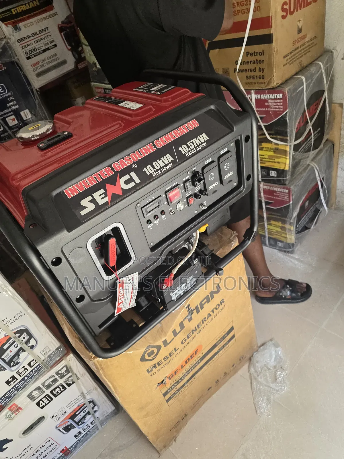 10.57kva Senci Inverter Petrol Gen Low Fuel Consumption Key Start