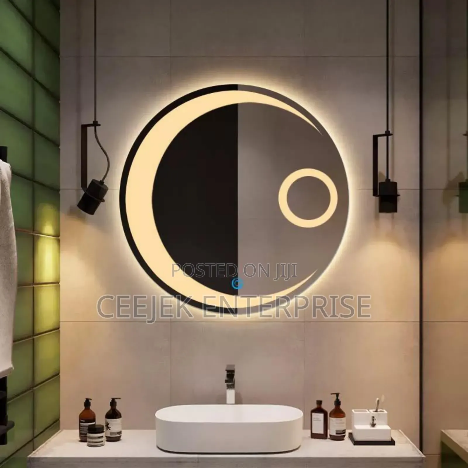 Sun Design Led Mirrow With 3 Light