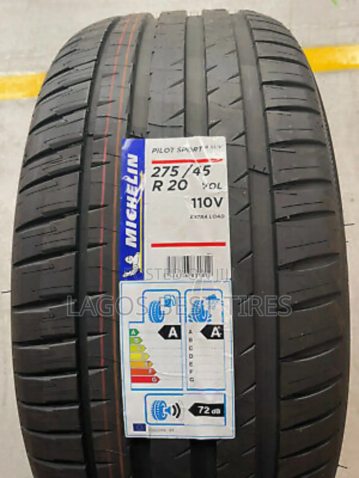 Michelin Pilot Sport 4 Suv – 275/45r20 110v Xl (Vol-Marked)